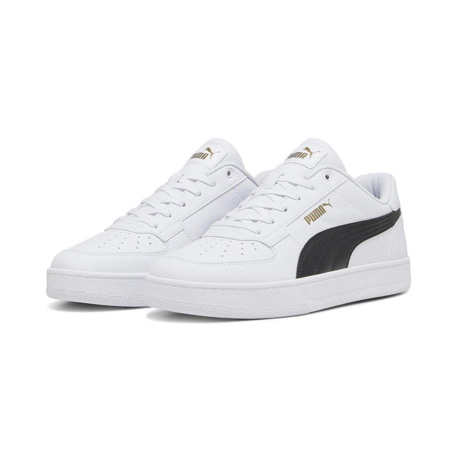 Vista 2 Tênis Puma Caven 2.0 BDP White/Black/Gold Puma branco white