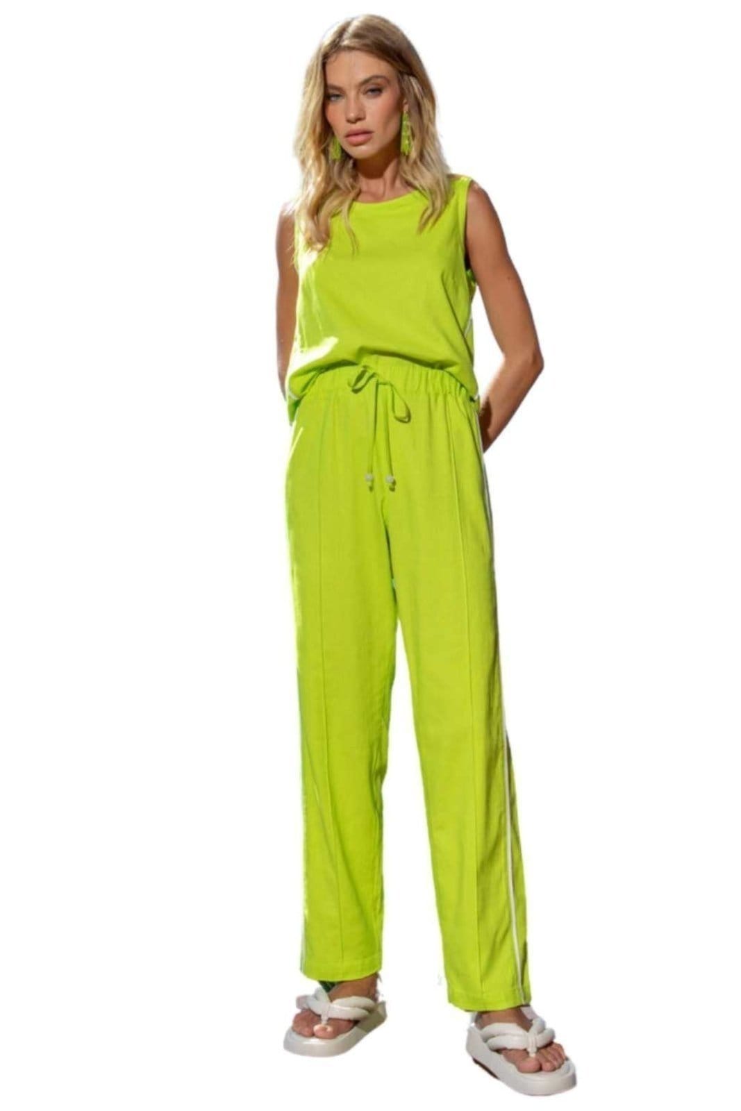 Calça Vanibele Linho Limão