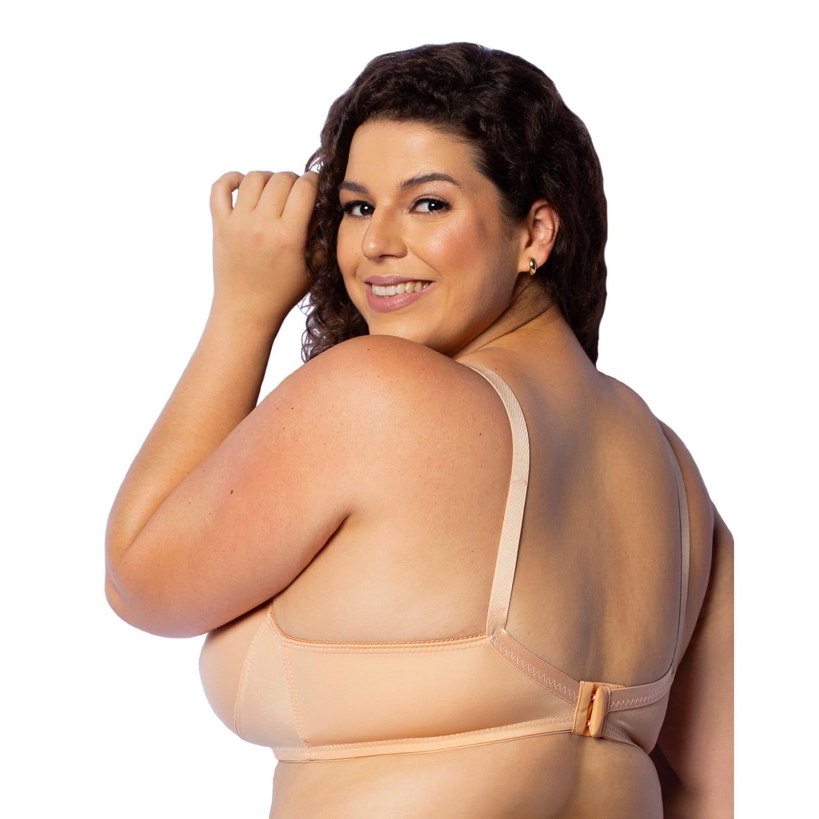 Sutiãs Reforçado Gabi Lingerie Plus Size Sem Bojo Sustentação Compressão Cinta - 2