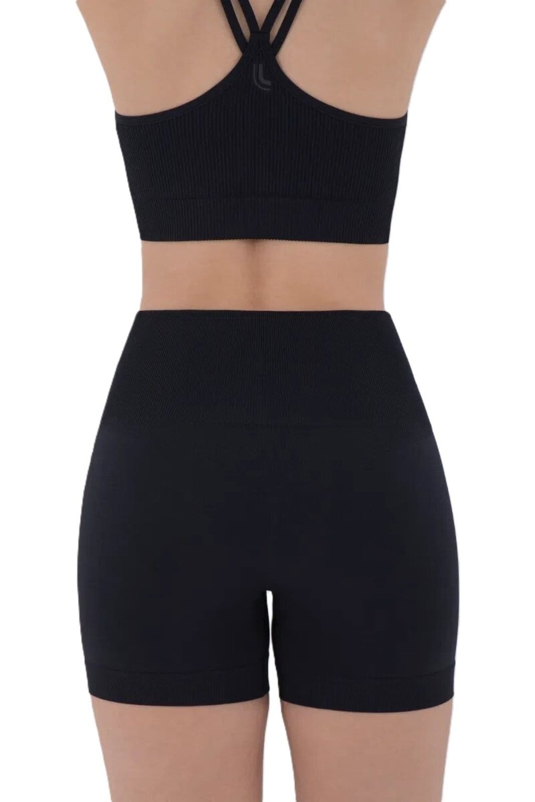 Vista 2 Short Legging Feminino Adulto Curto Basic Lupo Sport Lupo preto