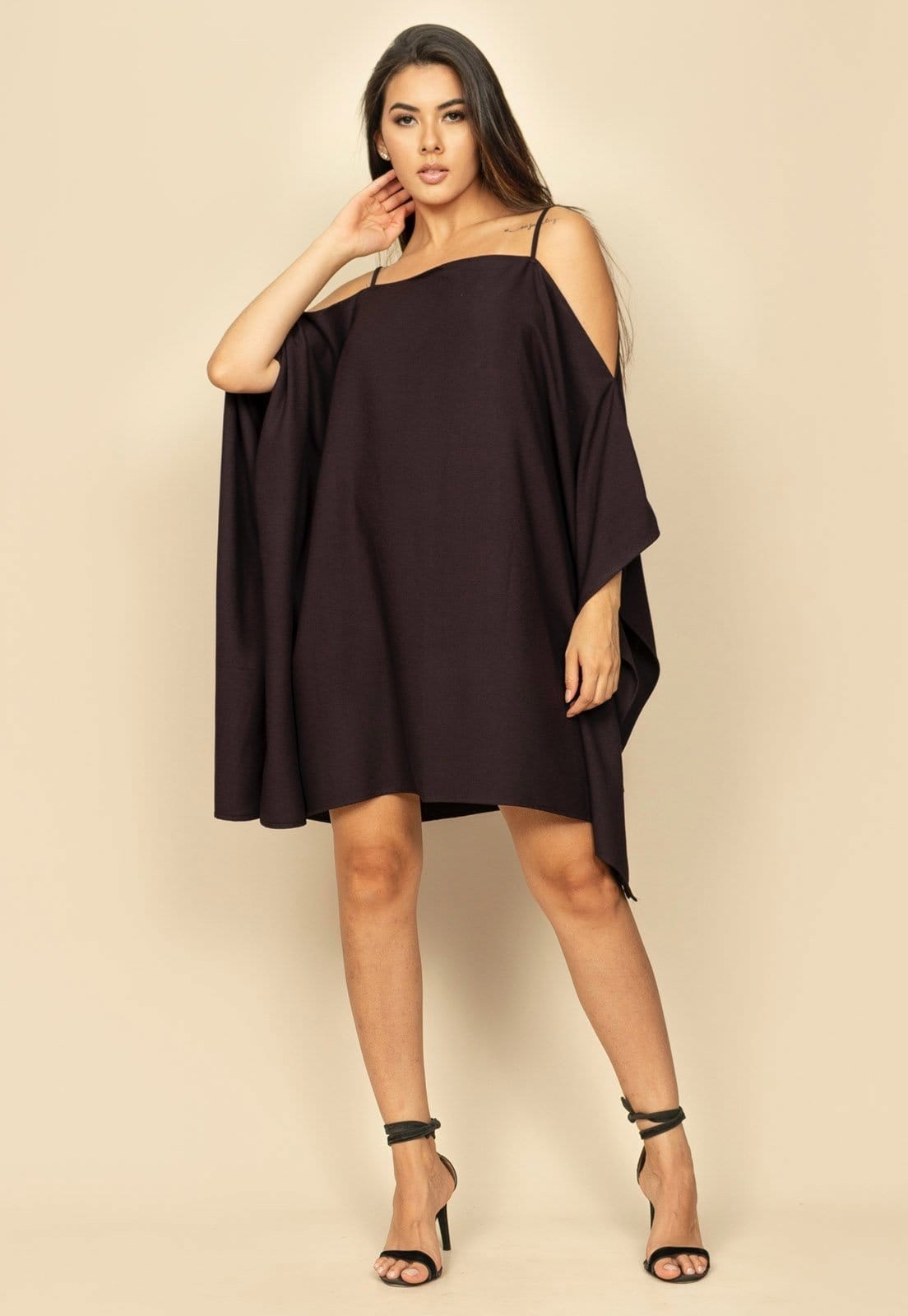 Vista principal Vestido Kaftan Amazonia Vital Garaguá Canário Amazonia Vital preto