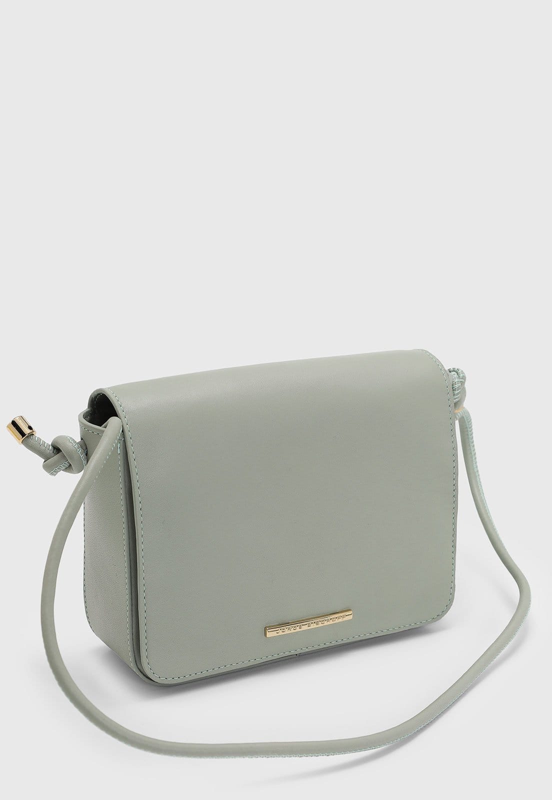 Vista 2 Bolsa Média Feminina Jorge Bischoff Detalhe Metálico Jorge Bischoff verde