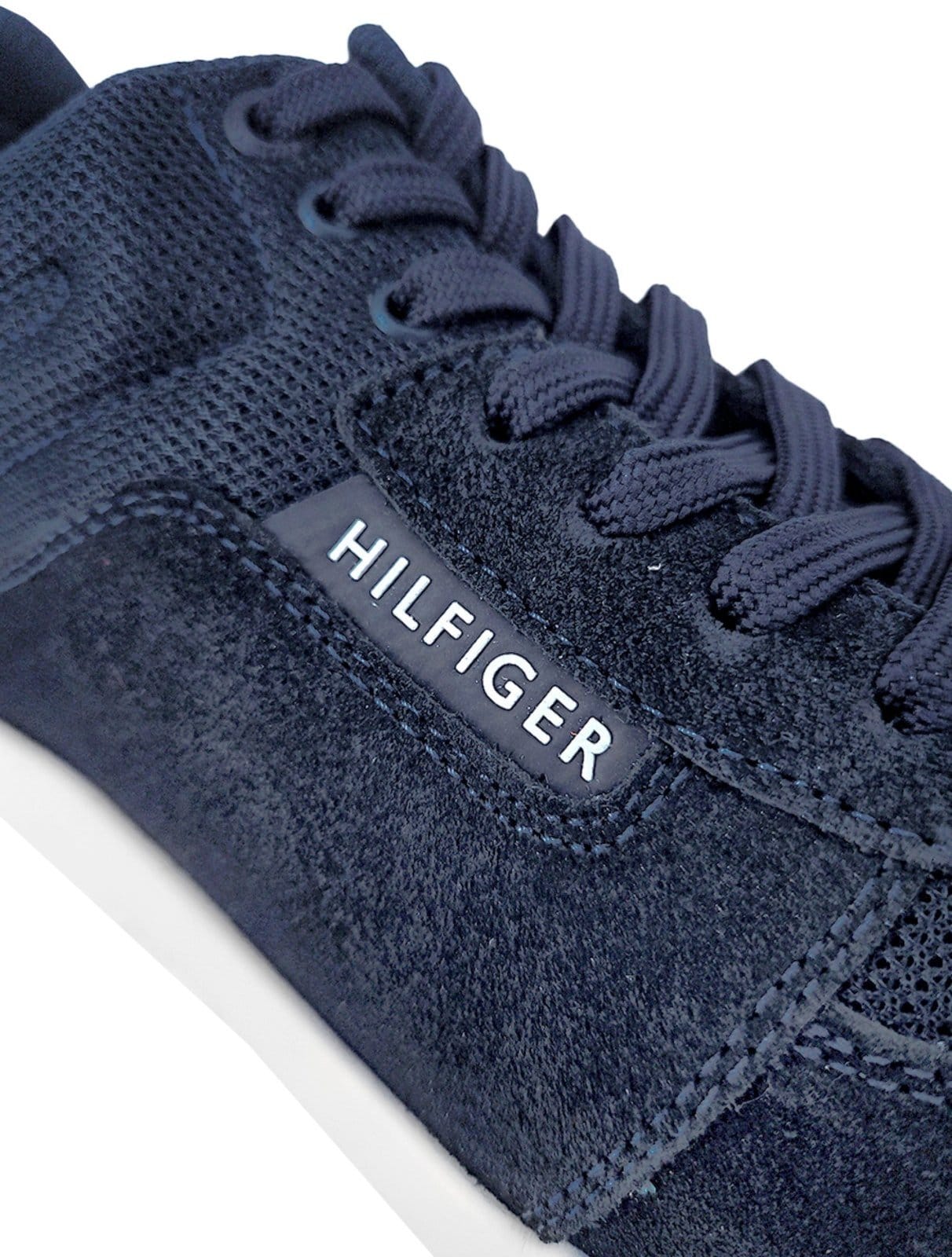 Vista 2 Tênis Tommy Hilfiger Masculino Tevo 15C Lightweight Runner Mix Marinho Tommy Hilfiger azul marinho