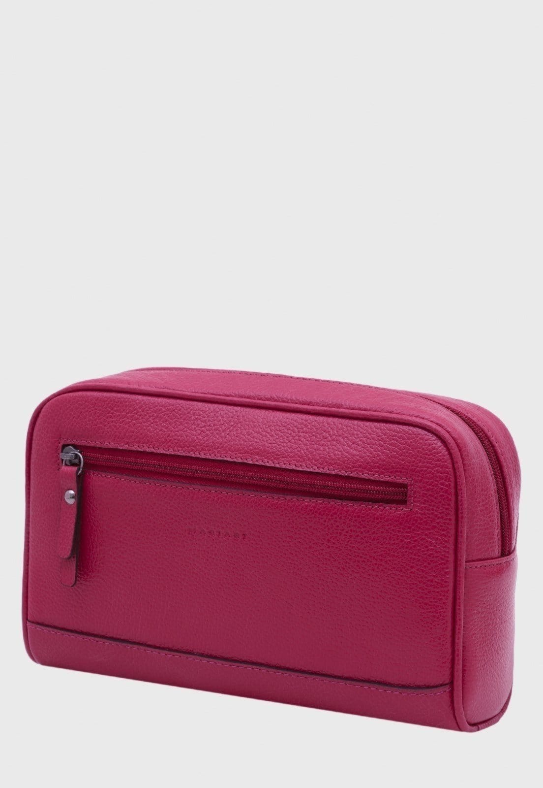 Vista principal Pochete de Couro Mariart Búzios Magenta Mariart rosa magenta