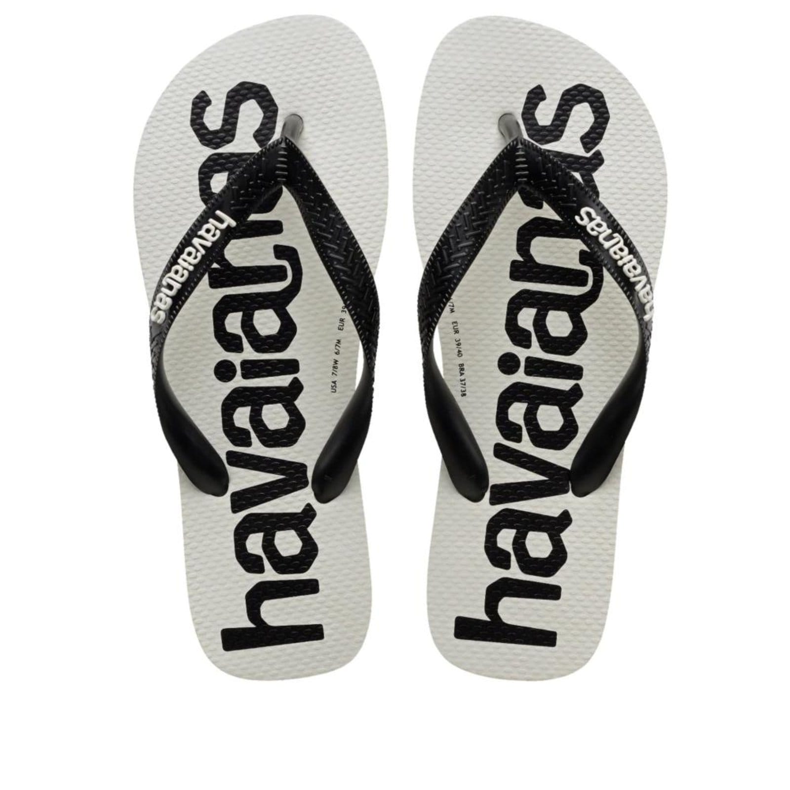 Chinelo Masculino Havaianas Logomania2 Fc Branco/Preto