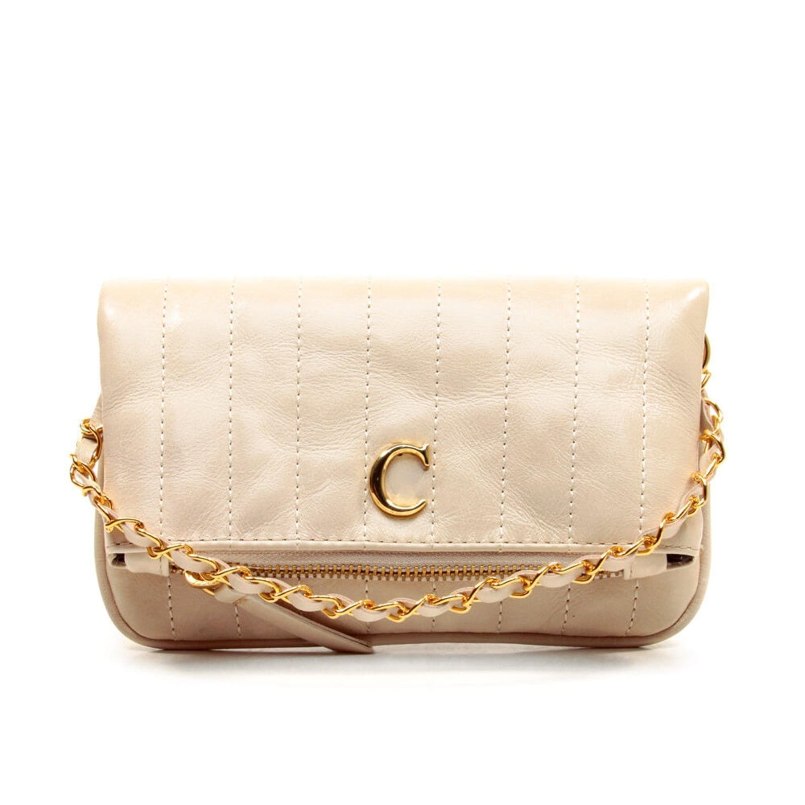 Bolsa Bellah Couro Off White Cecconello C