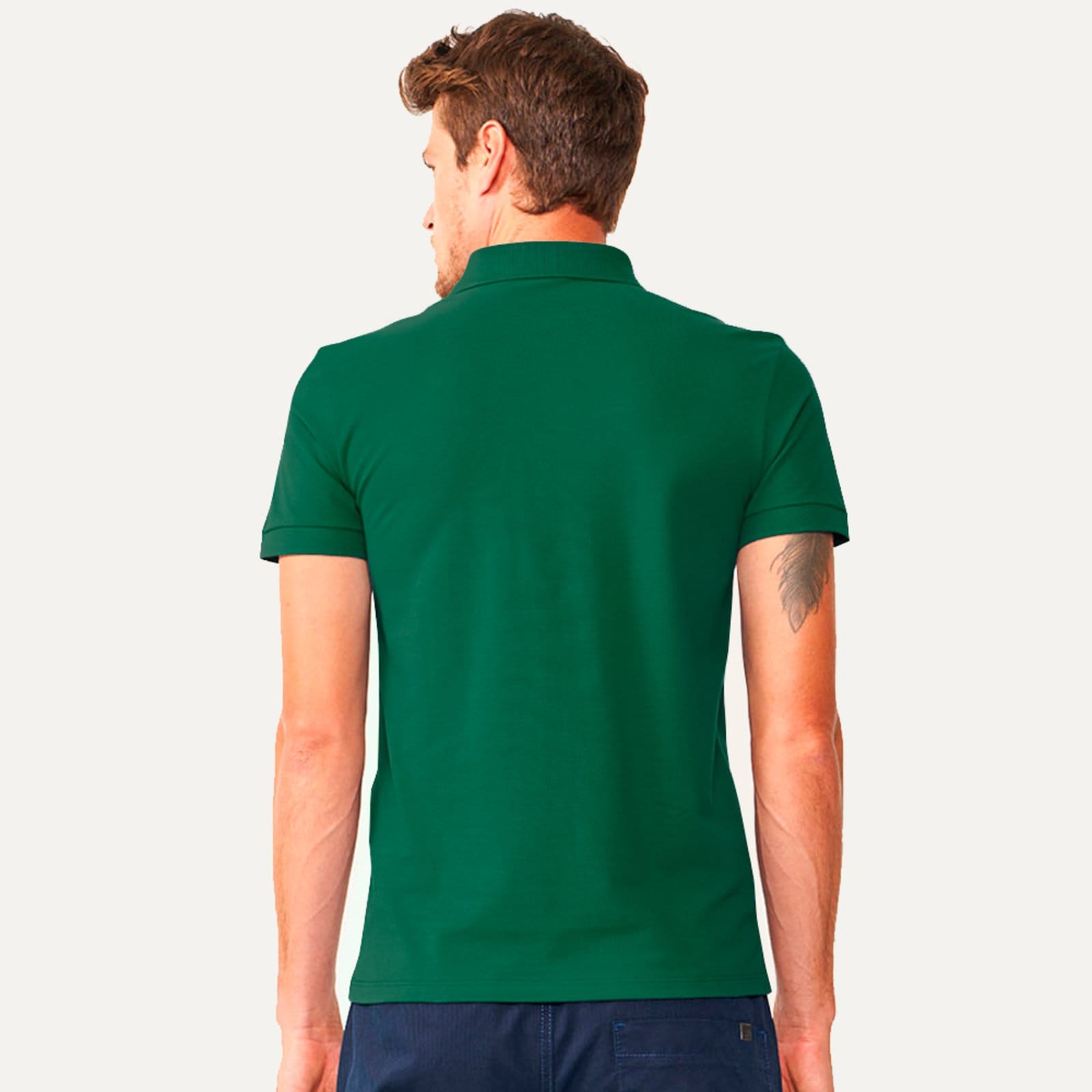 Vista 2 Camisa Polo Colcci Classic Pr26 Rosewood Masculino Colcci verde