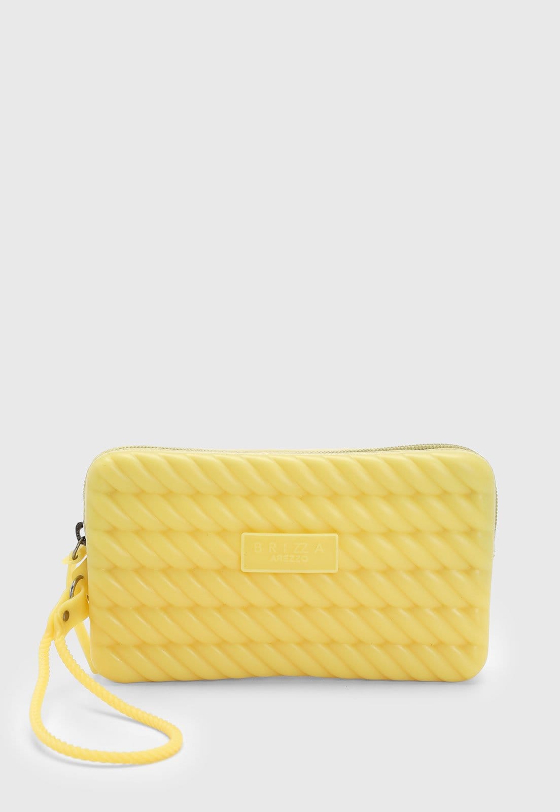 Vista principal Bolsa Feminina Arezzo Brizza Pequena Amarela Brizza Arezzo amarelo