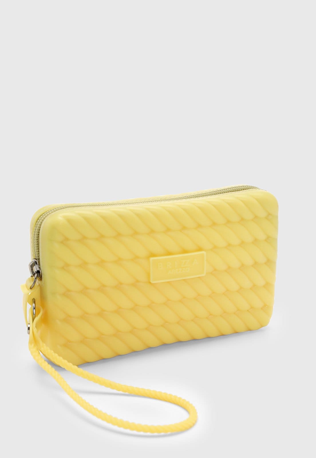 Vista 2 Bolsa Feminina Arezzo Brizza Pequena Amarela Brizza Arezzo amarelo