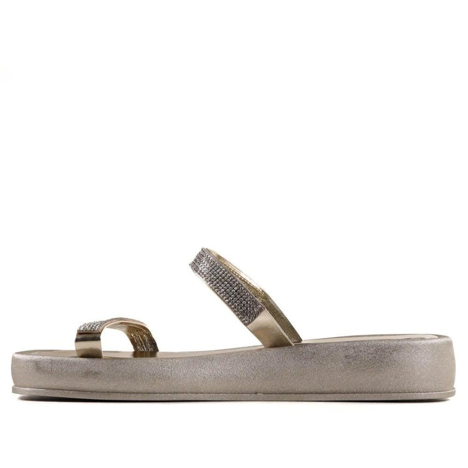 Vista 2 Tamanco Feminino Zariff Ouro Light Zariff incolor