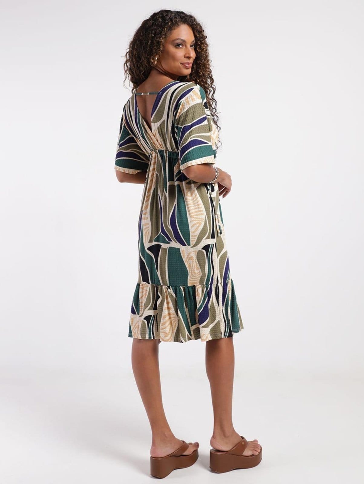 Vista 2 Vestido Curto Autentique Feminino Autentique preto