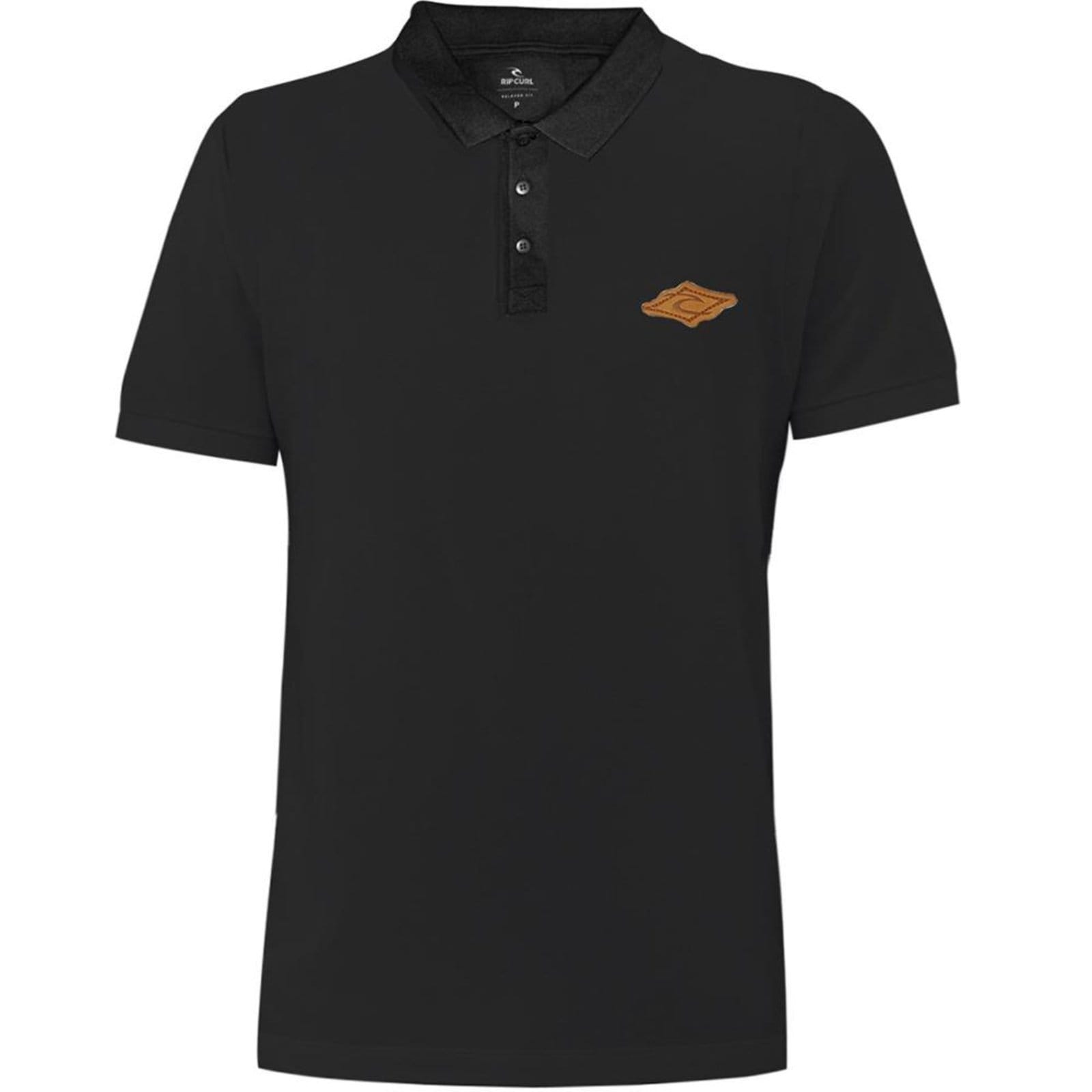 Vista principal Camisa Polo Rip Curl Basic Brand Blade SM25 Masculina Rip Curl preto