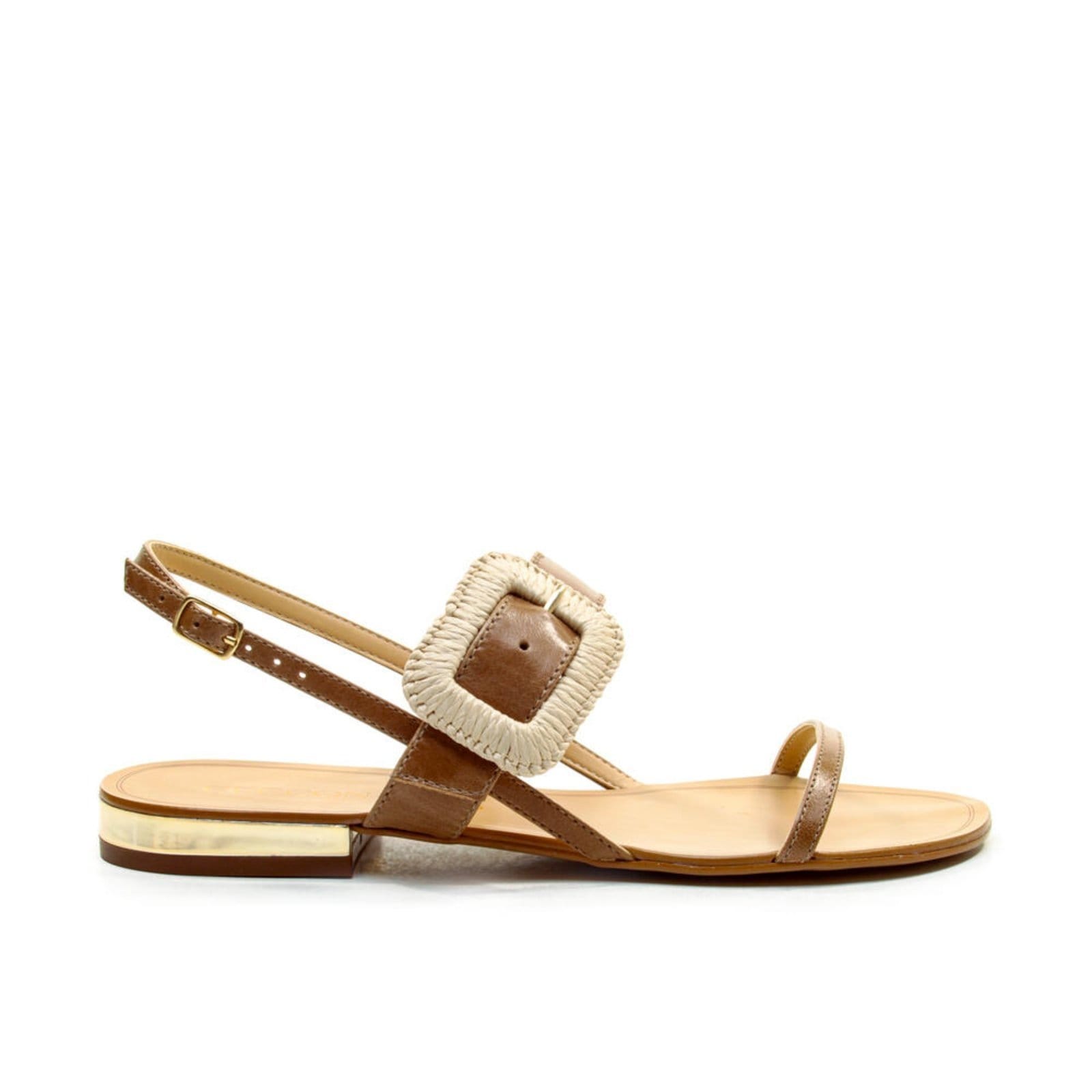 Vista principal Rasteira Couro Cecconello 2724017-2 Cecconello marrom