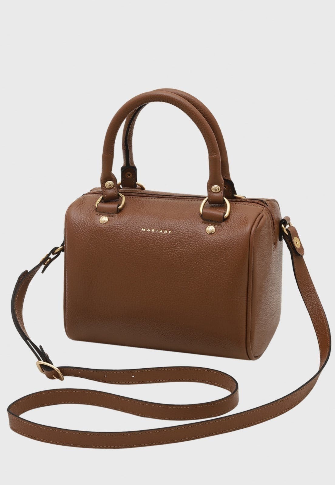 Bolsa Transversal Couro Mariart Iguaçu Camel