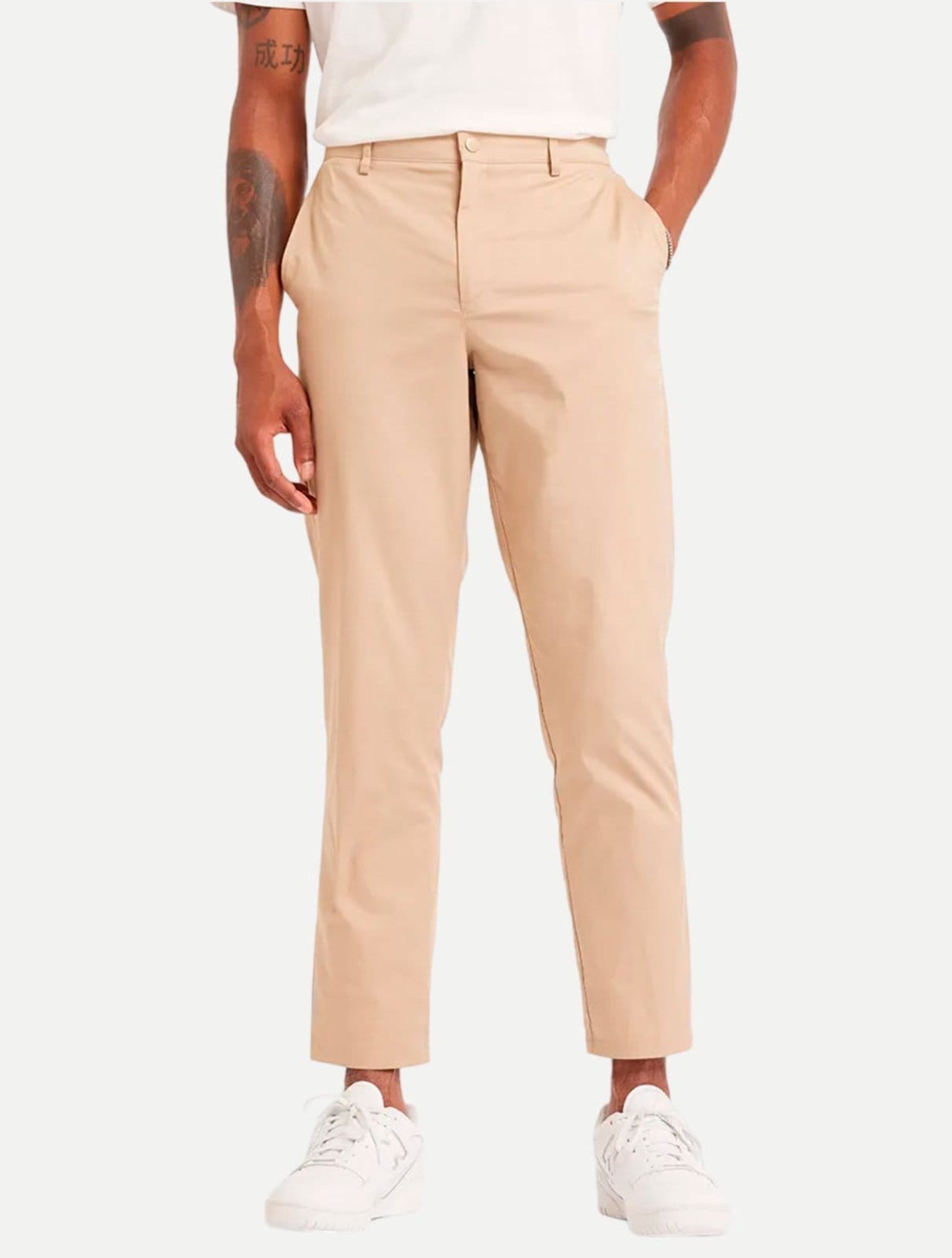 Calça New Balance Masculina Regular Alfaiataria Athletics Tapared 30 Caqui