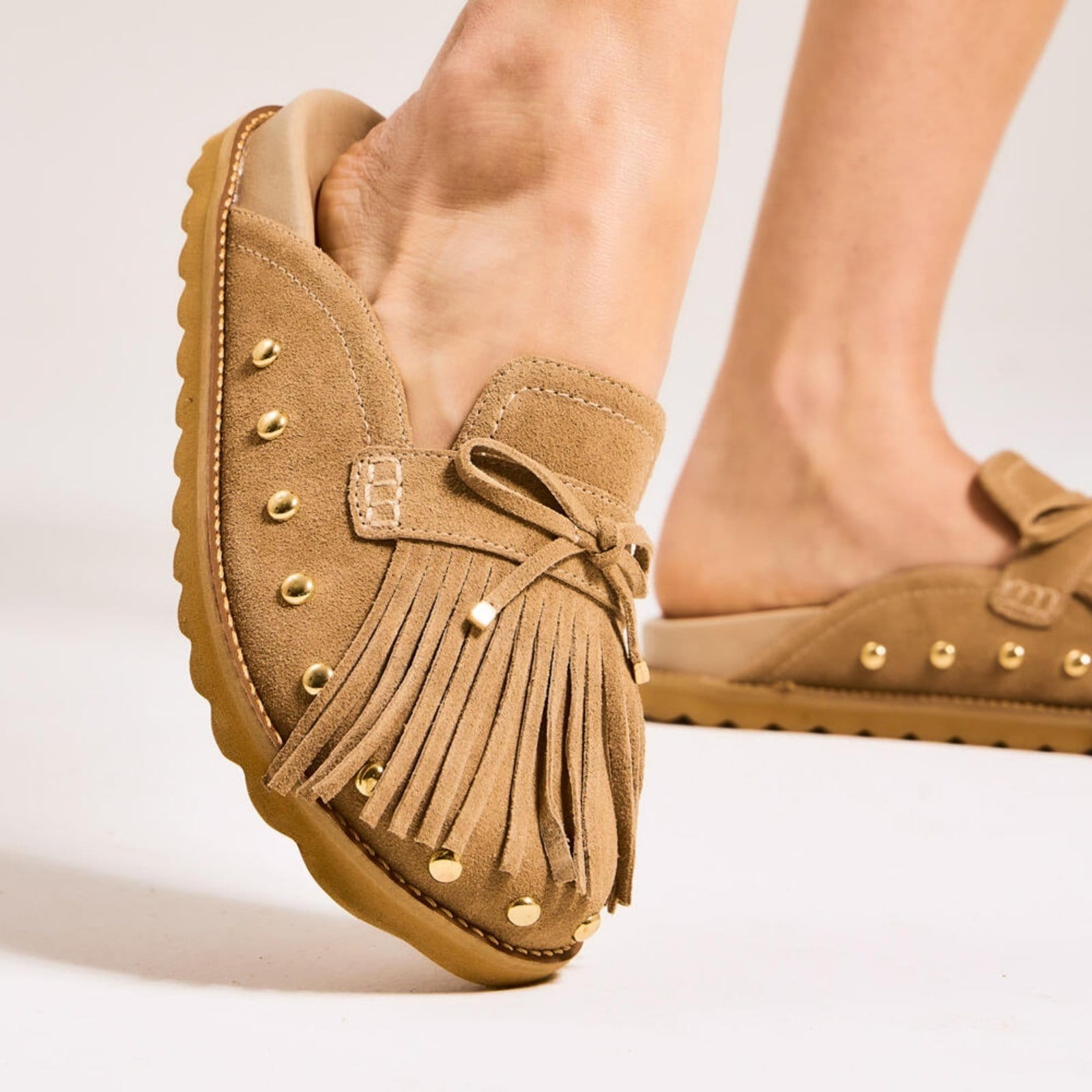 Vista 2 Clog Couro Cecconello 2909001-2 Cecconello nude