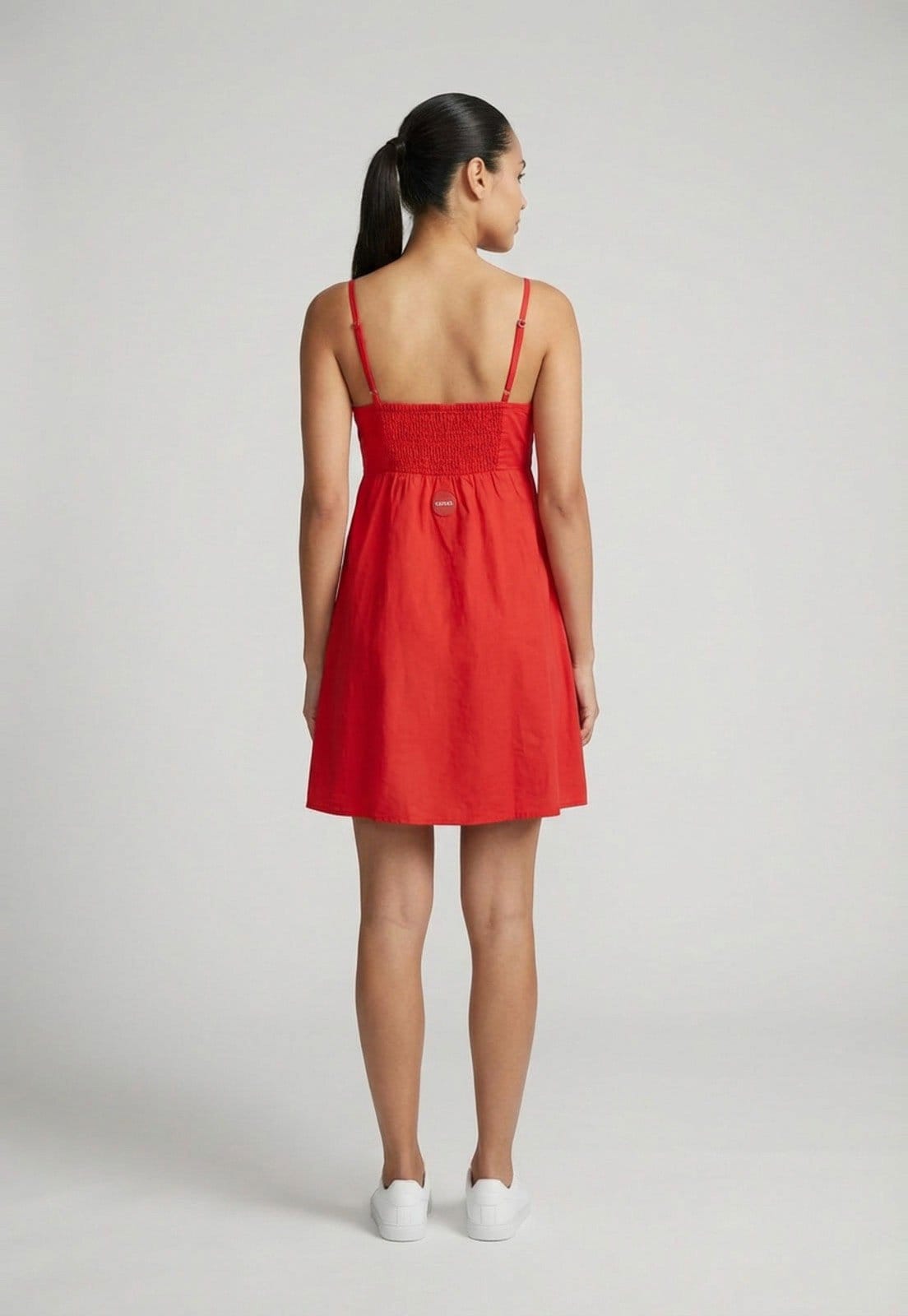 Vista 2 Vestido Feminino Colcci Sport Alças Finas Colcci Sport vermelho