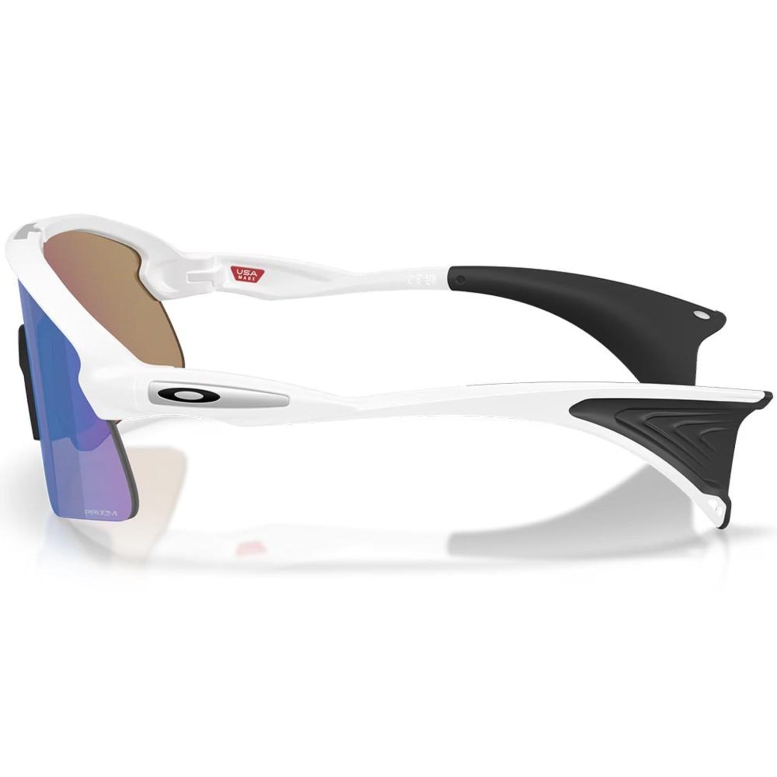 Vista 2 Óculos de Sol Oakley Stunt Devil S Matte White Prizm Sapphir Oakley branco white