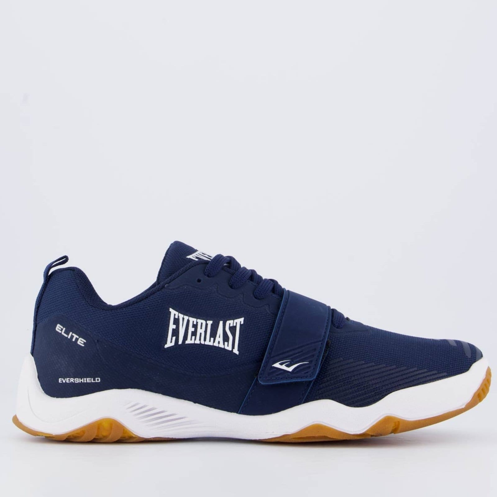 Vista principal Tênis Everlast Elite Marinho e Branco Everlast azul marinho
