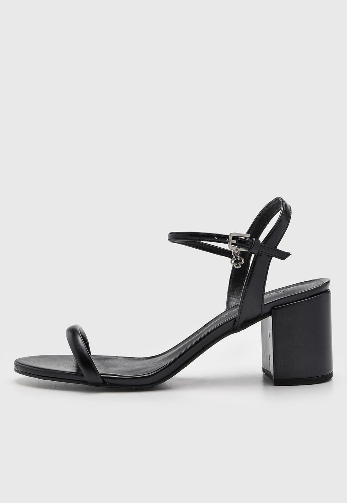 Sandália Feminina Capodarte Salto Bloco Preta