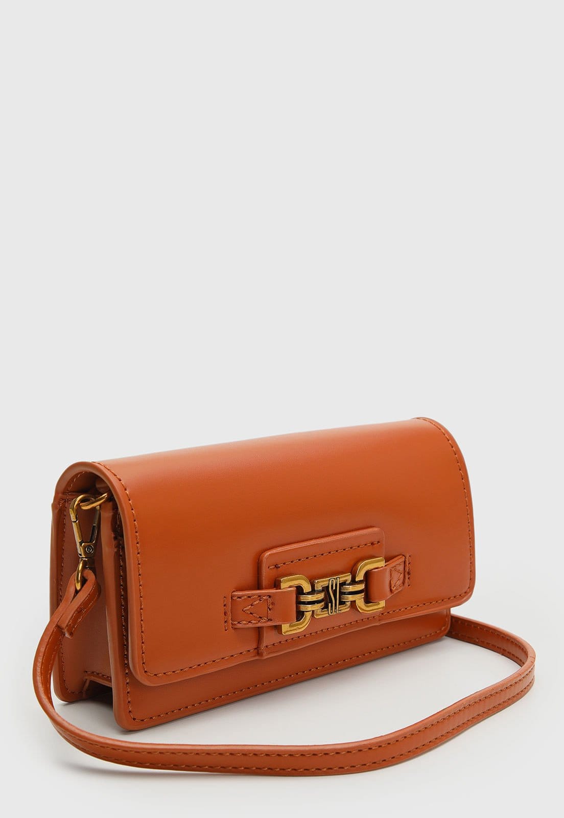 Vista 2 Bolsa Feminina Santa Lolla Pequena Alça Removível Santa Lolla caramelo