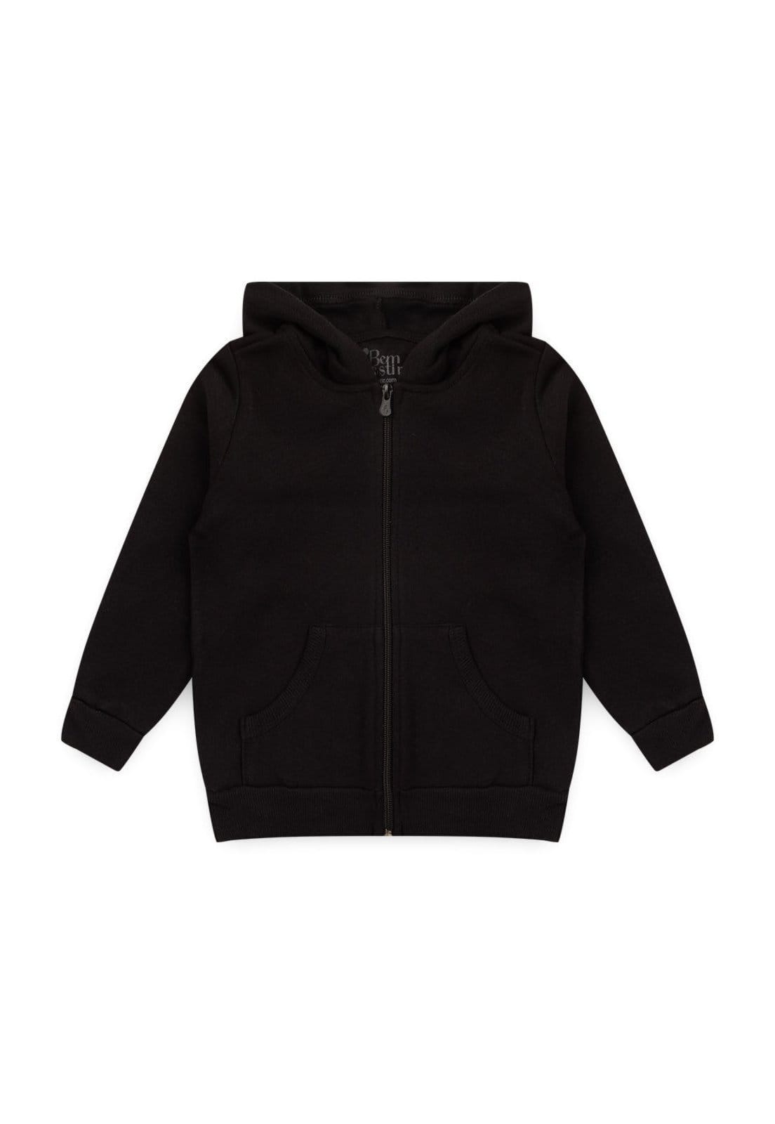 Vista 2 Infantil - Jaqueta Bem Vestir Unissex BEM VESTIR preto