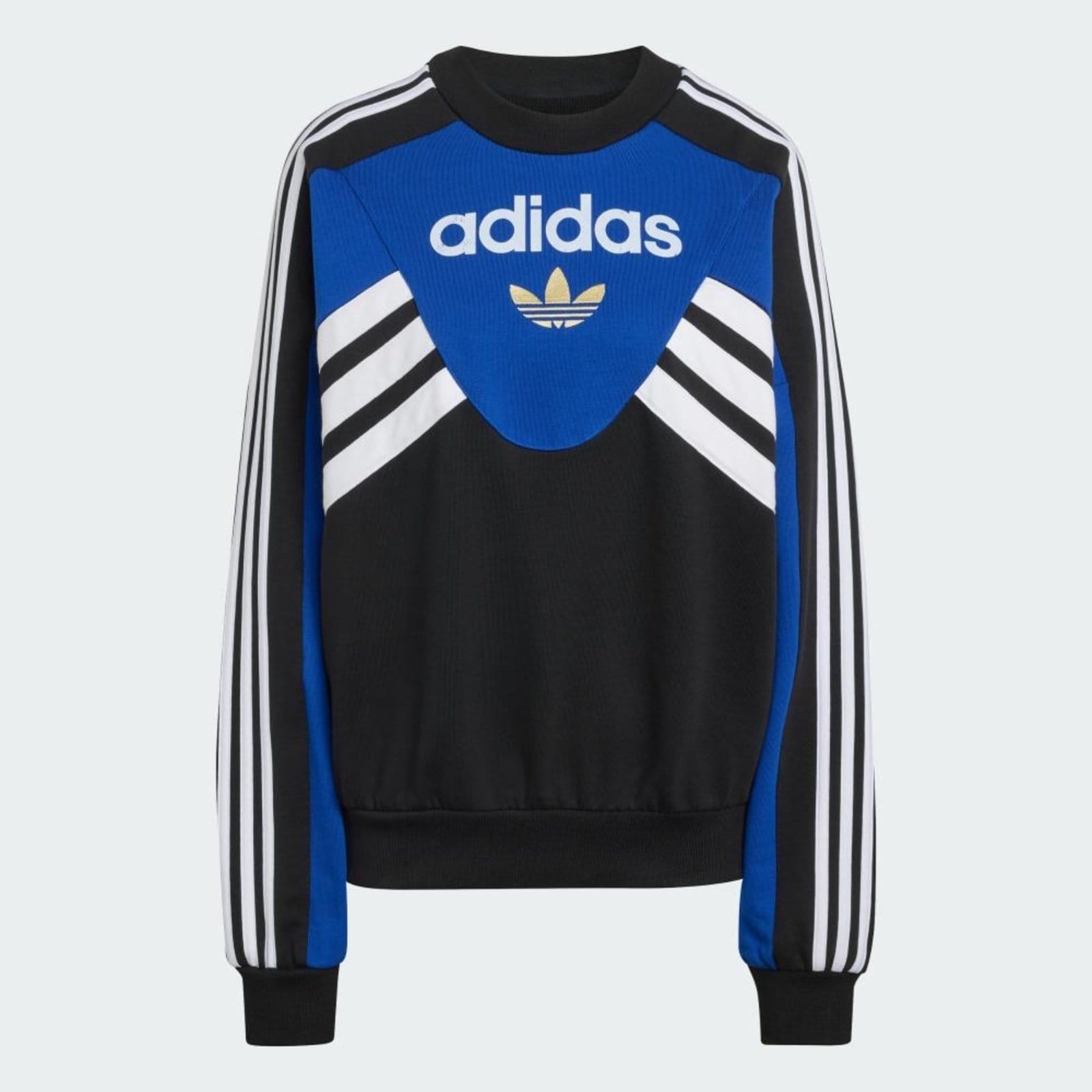 Vista 2 Moletom de GOLA REDONDA COM RECORTE adidas Originals Adidas azul