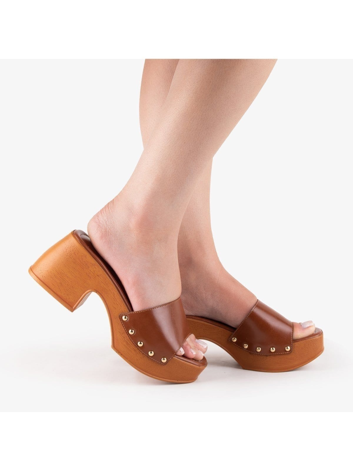 Vista 2 Tamanco Grazia Donna Lisa Di Valentini marrom