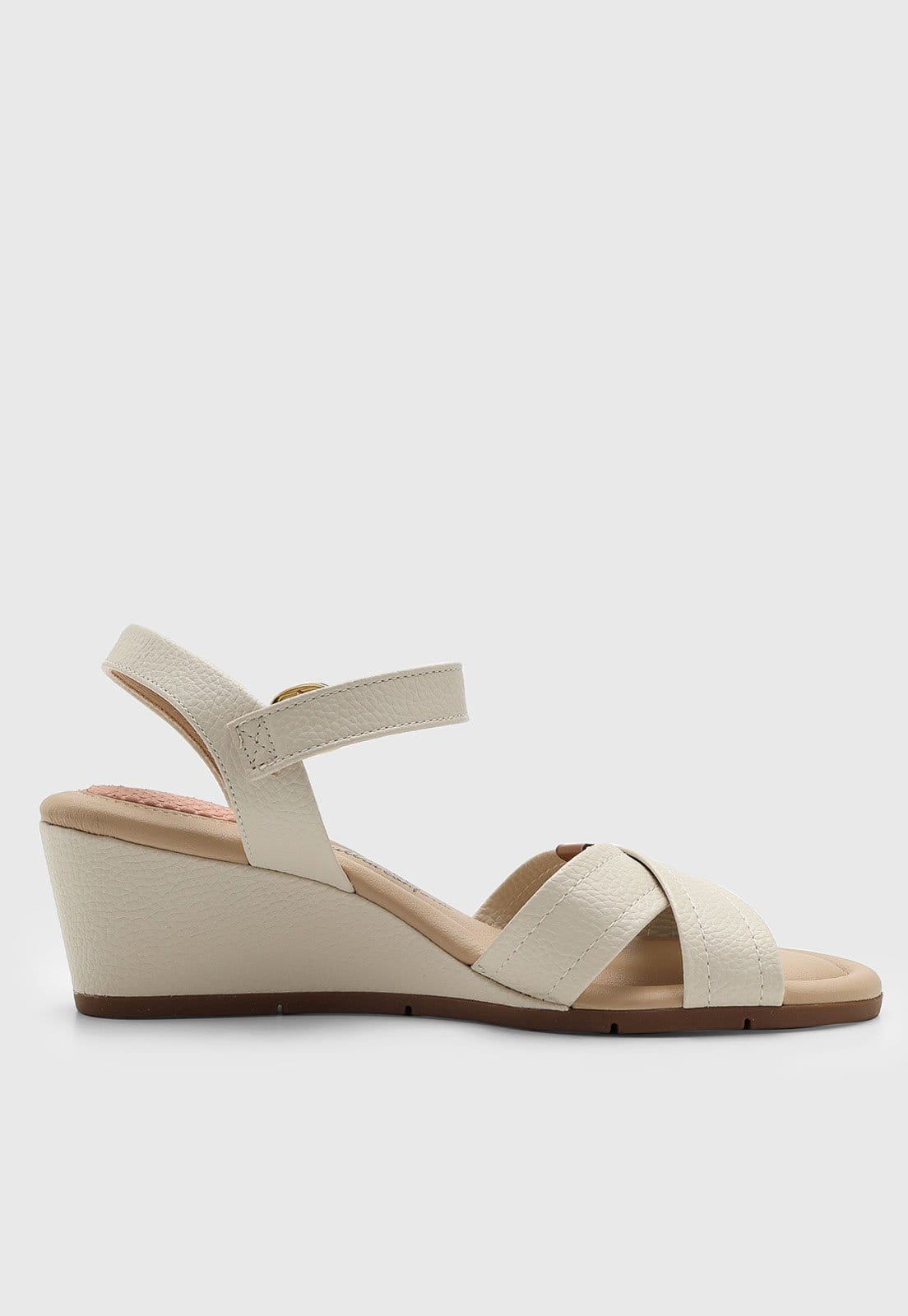Vista 2 Sandália Feminina Modare Anabela Off-White MODARE off-white white