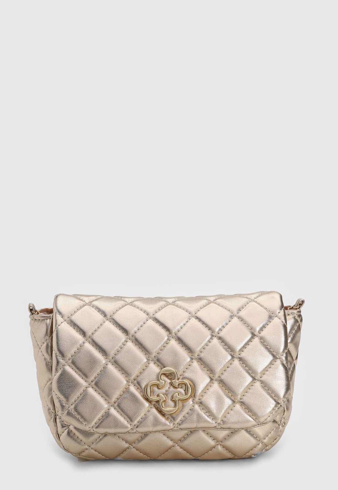 Vista 2 Bolsa Capodarte Matelassê Dourada Capodarte dourado