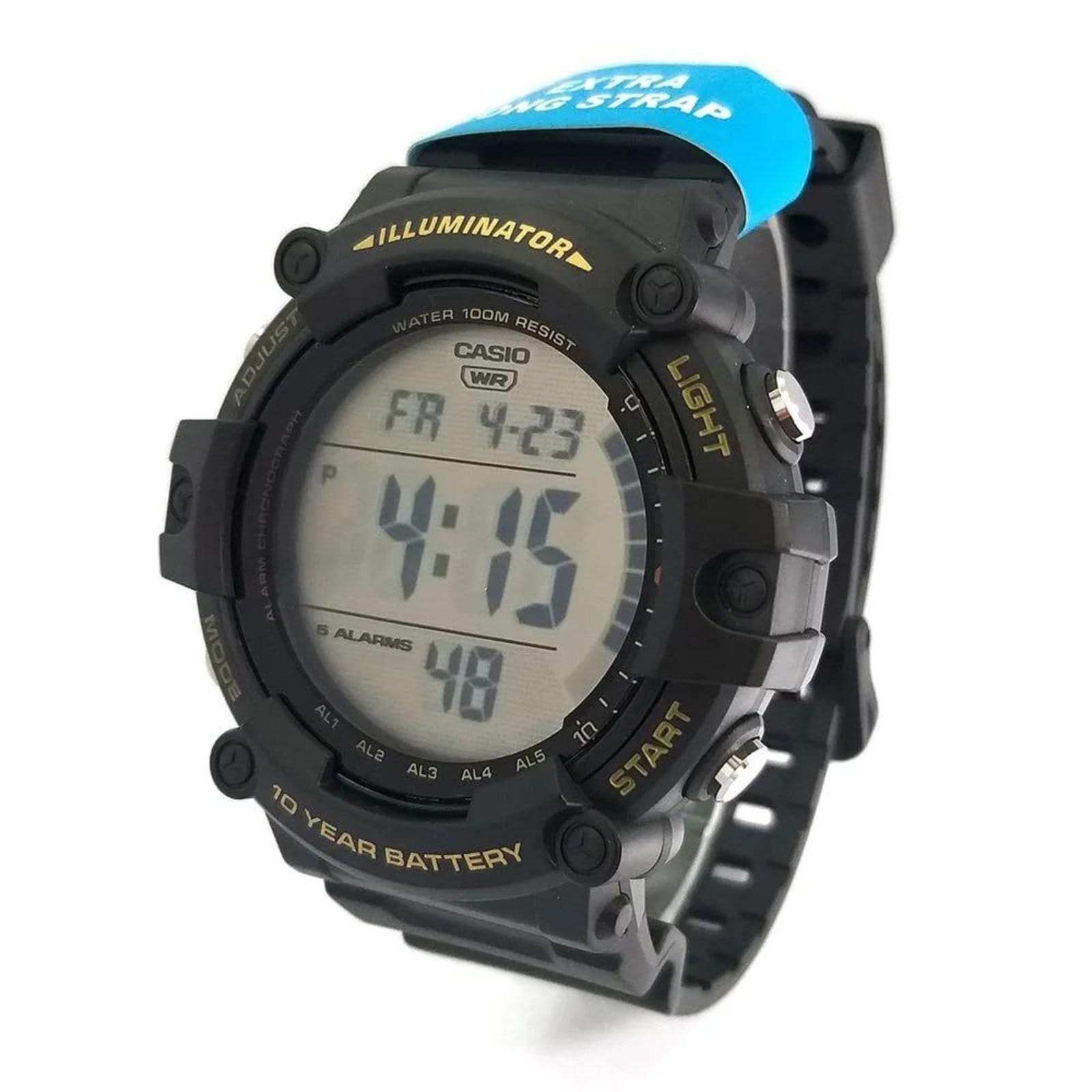 Vista 2 Relógio Casio Standard AE-1500WHX-1AVDF Casio preto