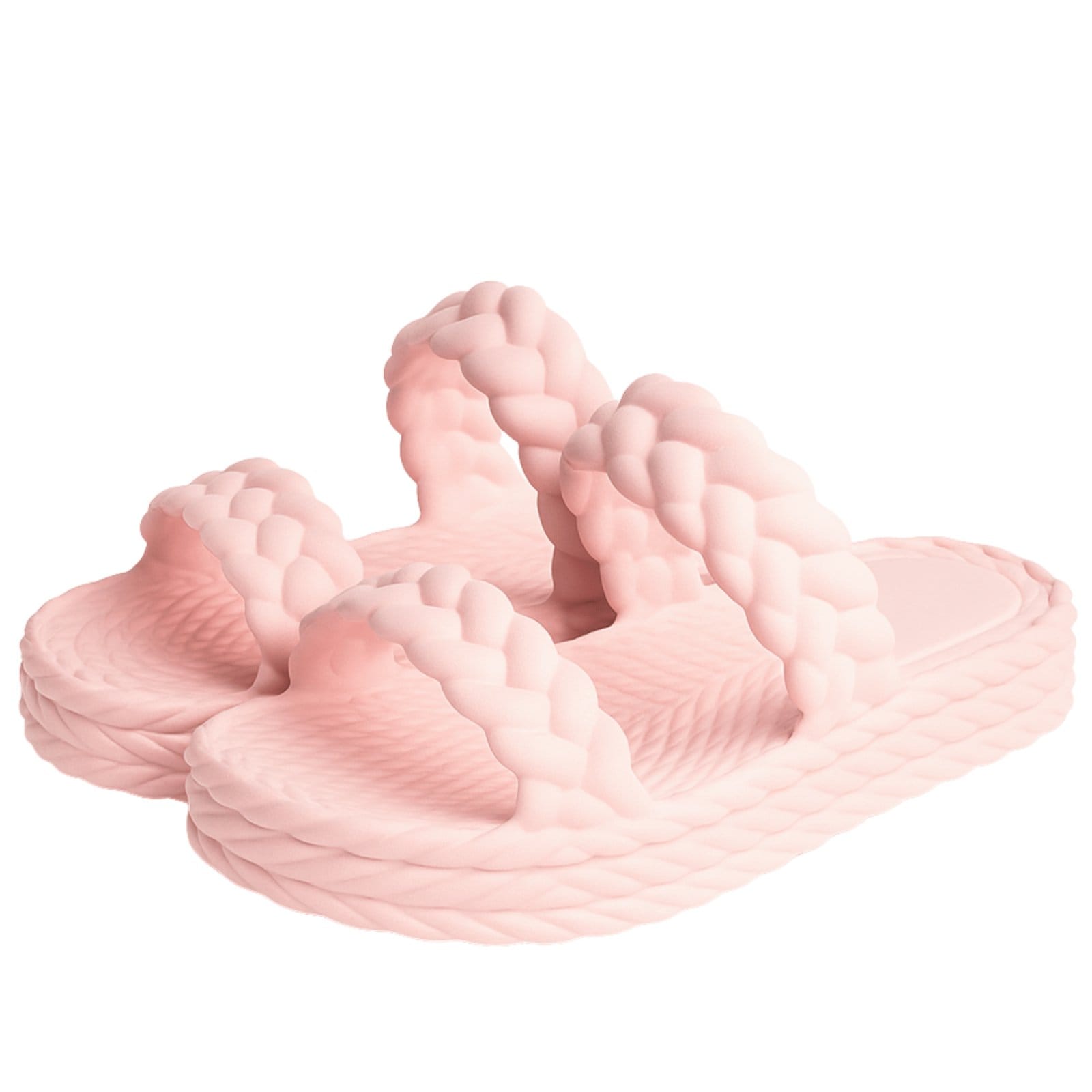 Chinelo Feminino Anna Andrade Plataforma Flat Slide Casual Sandália Leve Tendência Claro