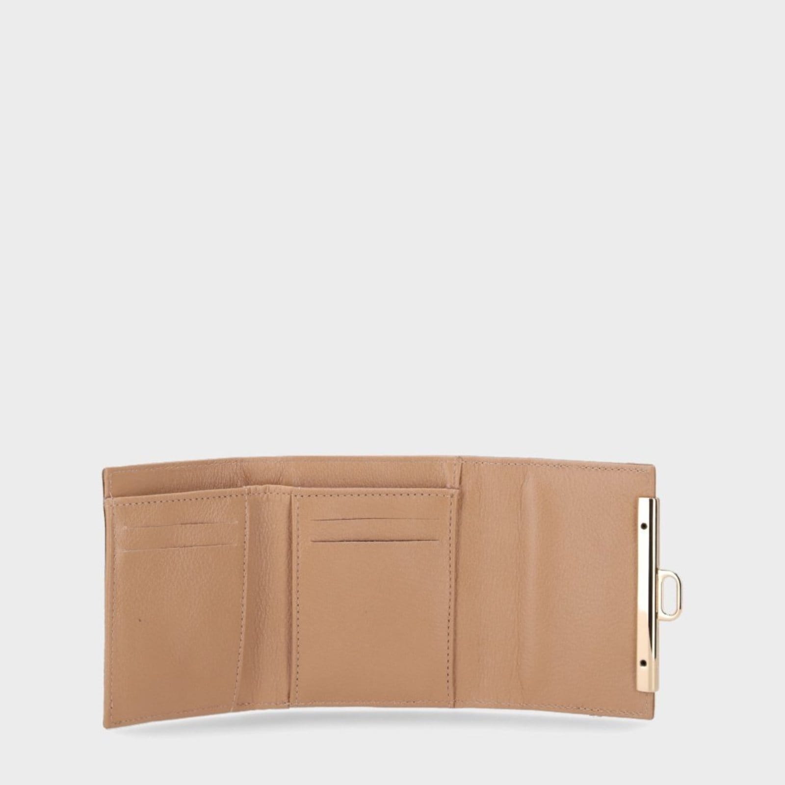 Vista 2 Carteira Pequena Luz da Lua - 3001036 Luz Da Lua Luz Da Lua bege