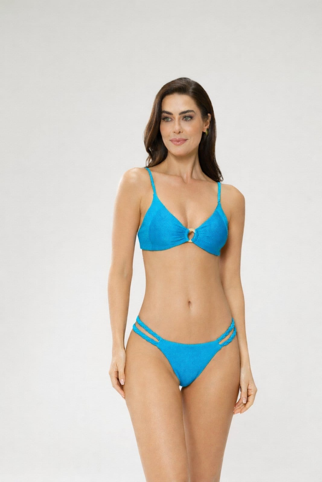 Vista principal Conjunto Biquíni M'lev Top Pacífico M'Lev azul