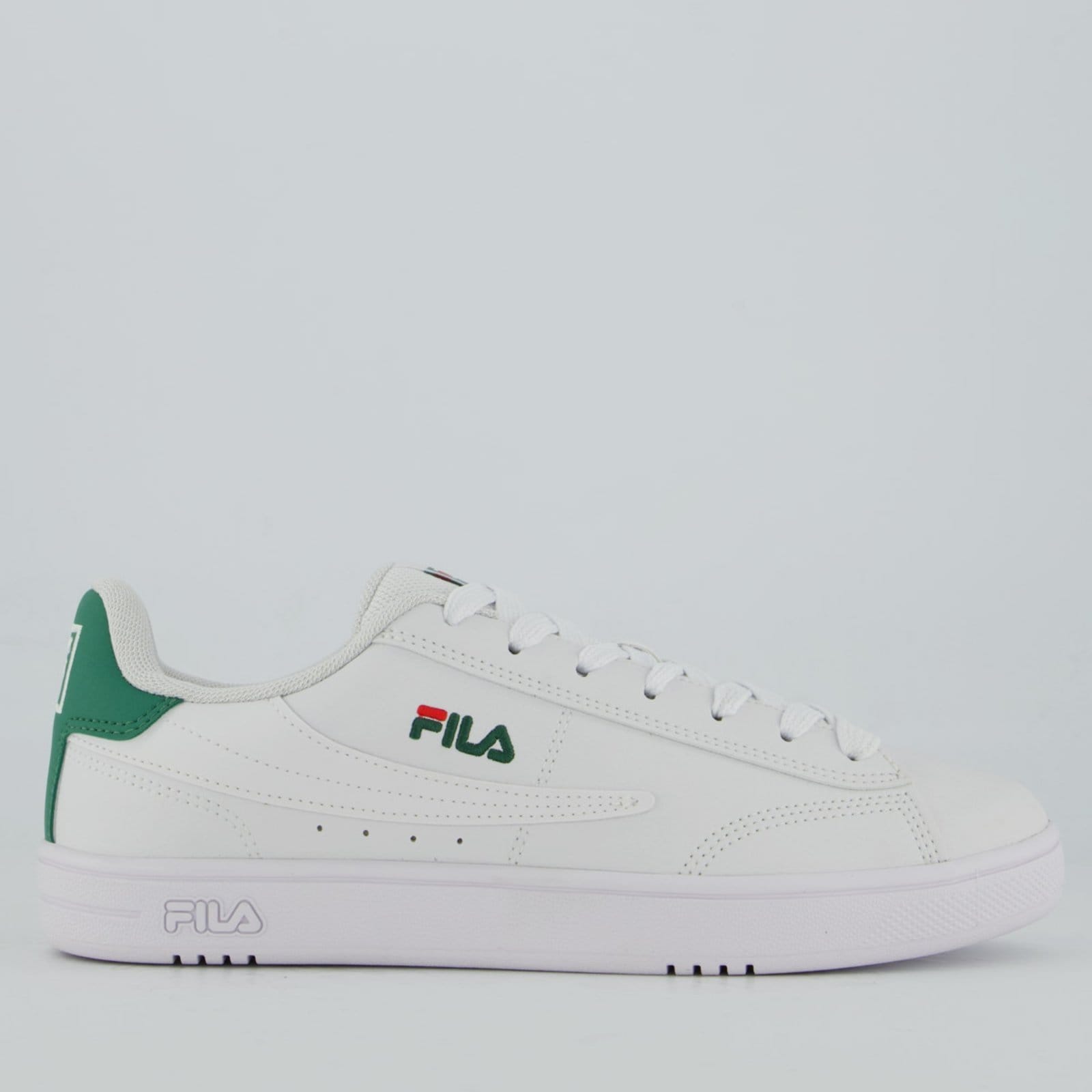 Vista principal Tênis Fila Court 90 Sport Branco e Verde Fila branco verde
