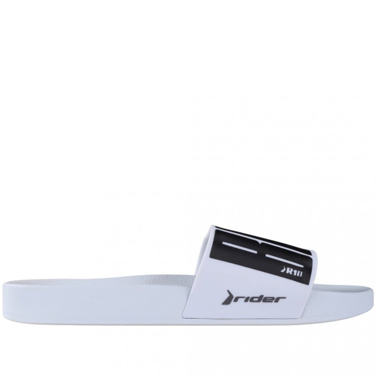 Vista principal Chinelo Slide Masculino Rider R10 Ronaldinho 12562 Rider Rider branco