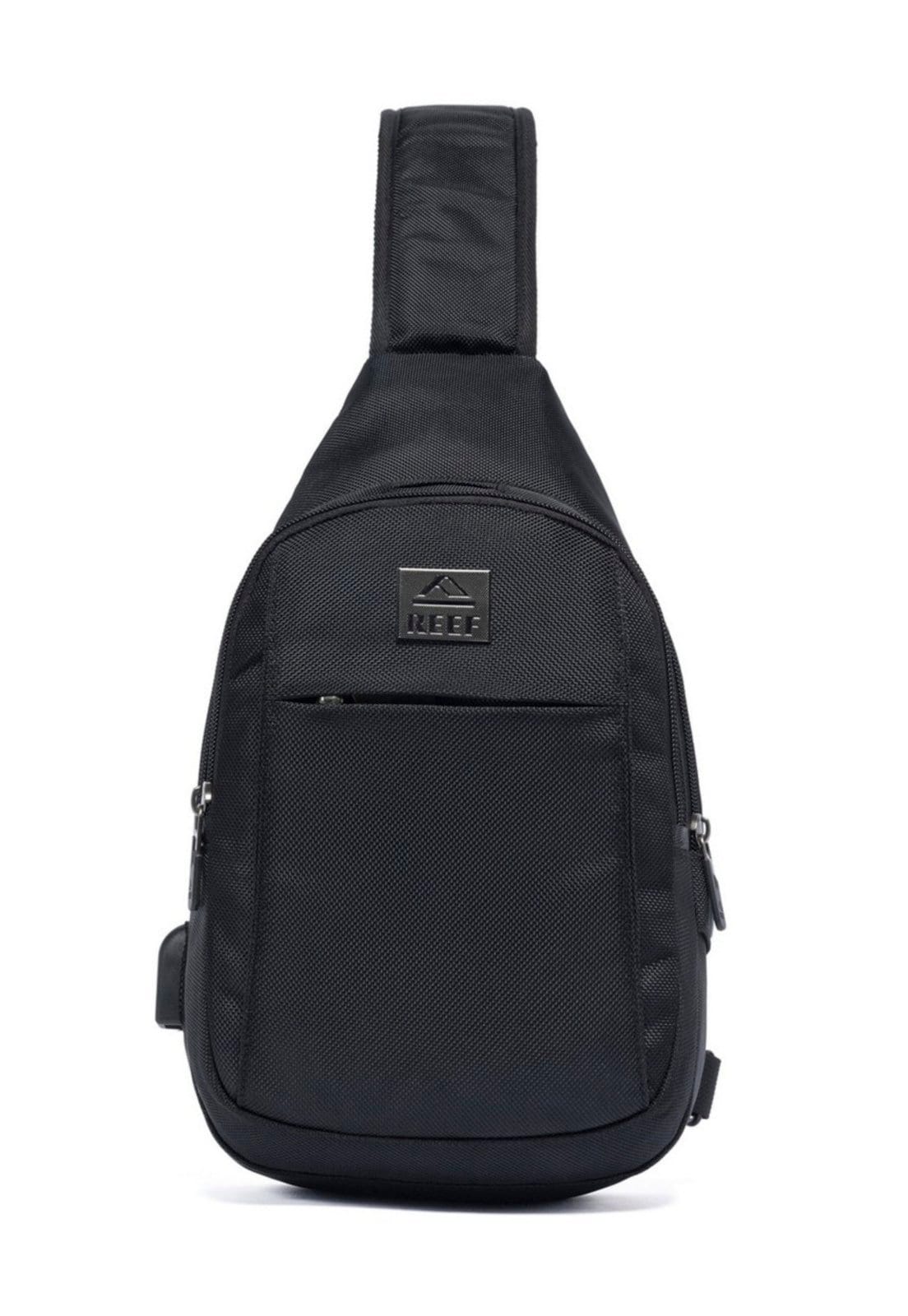 Vista principal Mini Shoulder Reef Bag Reforçada Resistente Reef preto