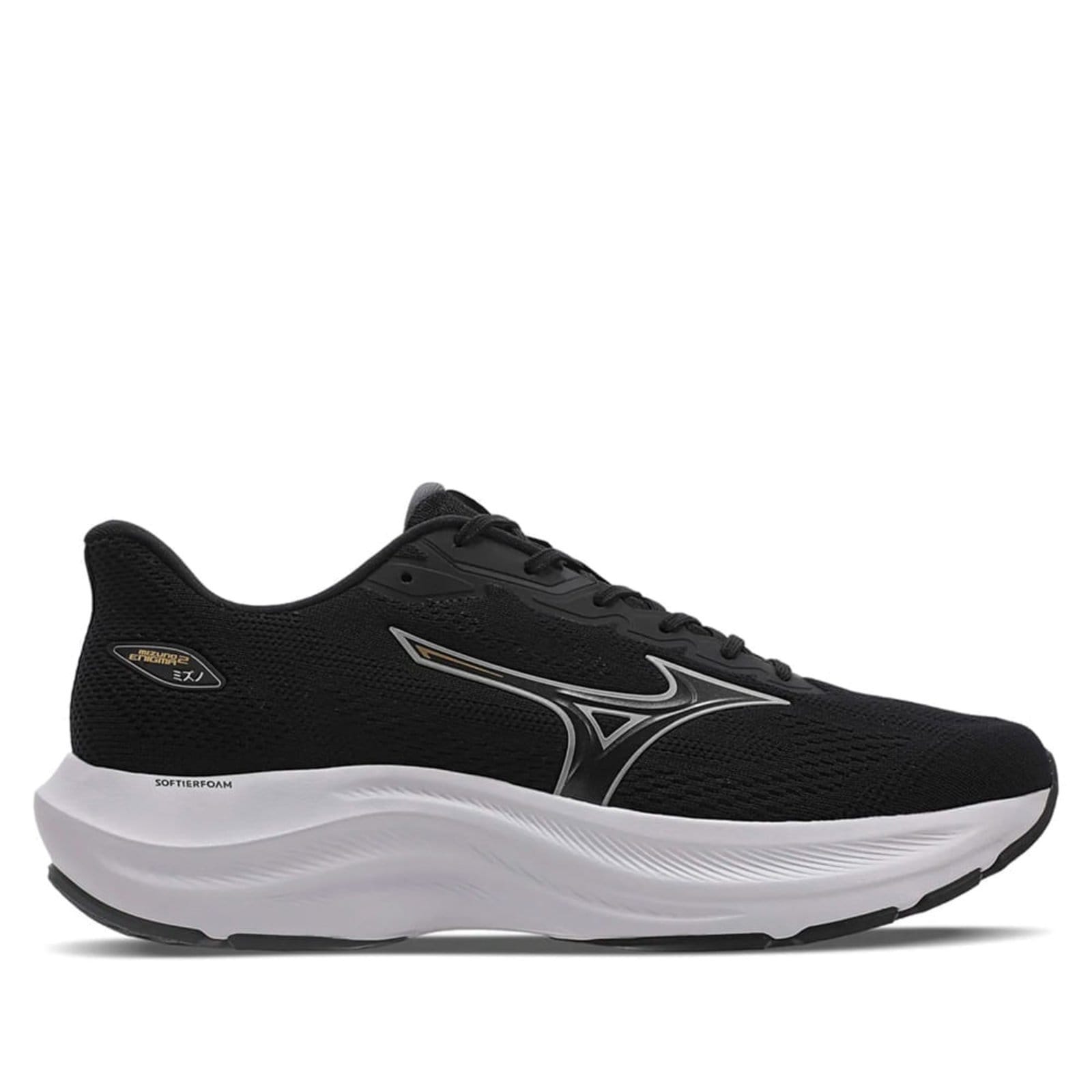 Vista principal Tênis Masculino Mizuno Enigma 2 Softier Foam Mizuno preto
