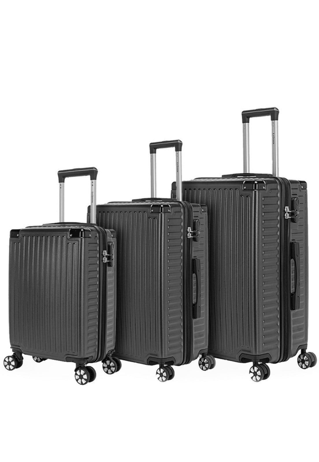 Kit 3 Malas Lequenn Viagem Grande Bordo Reforçada Rodas 360