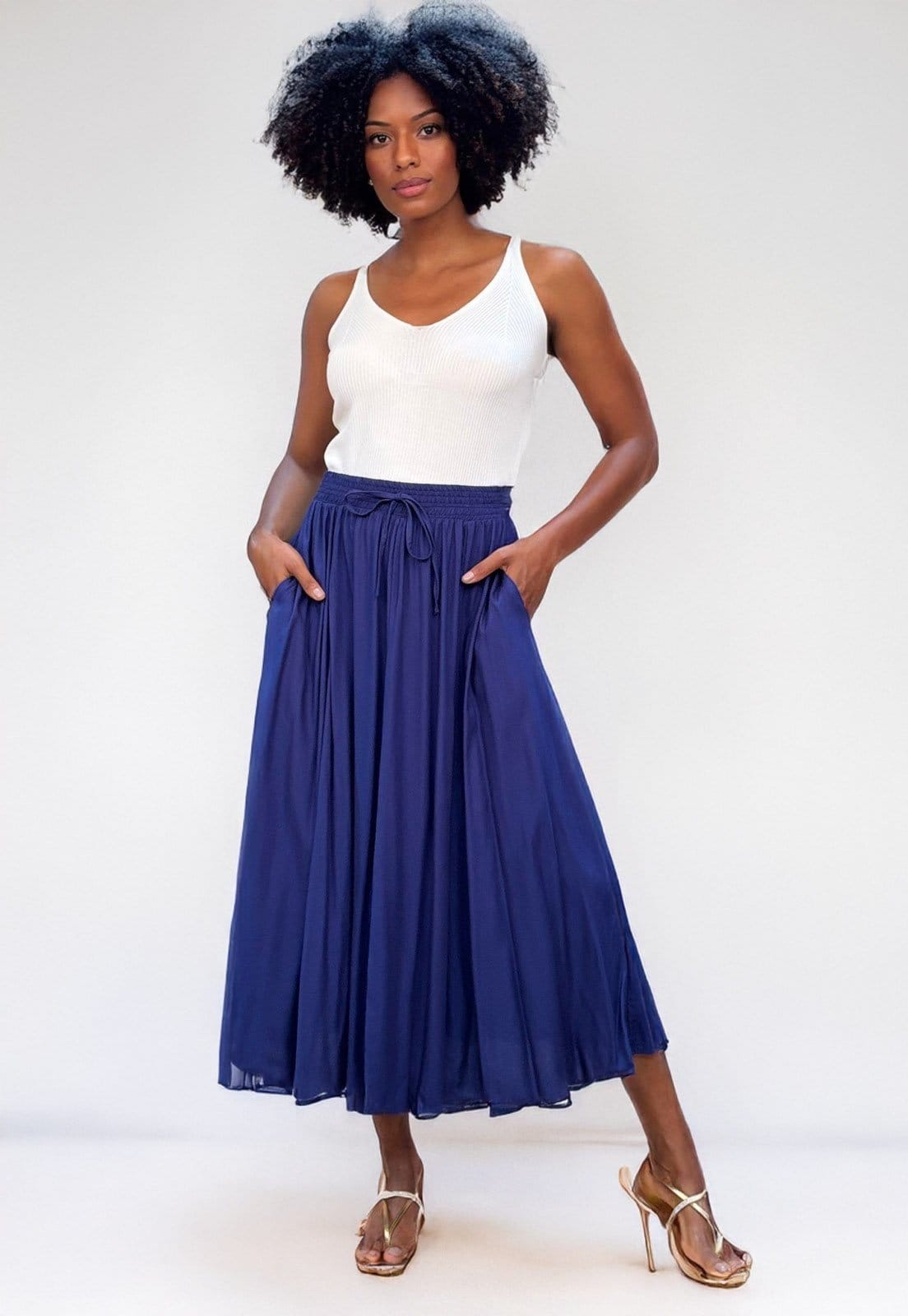 Saia Longa Amazonia Vital Estampa Bic