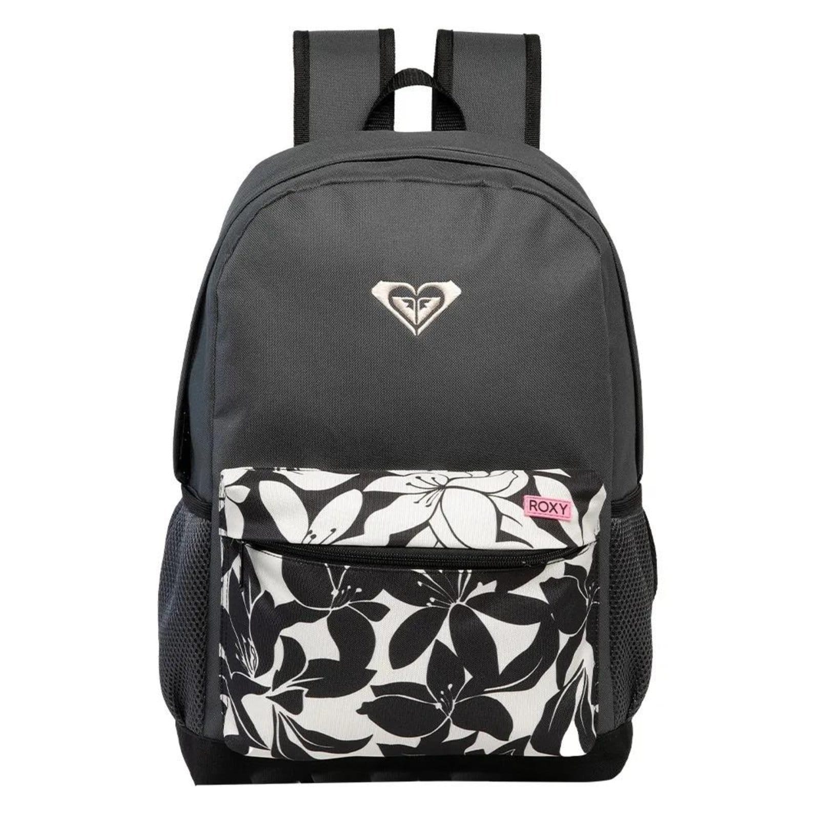 Vista principal Mochila Roxy 17 Esportiva POP 03 21L Estampado Roxy preto