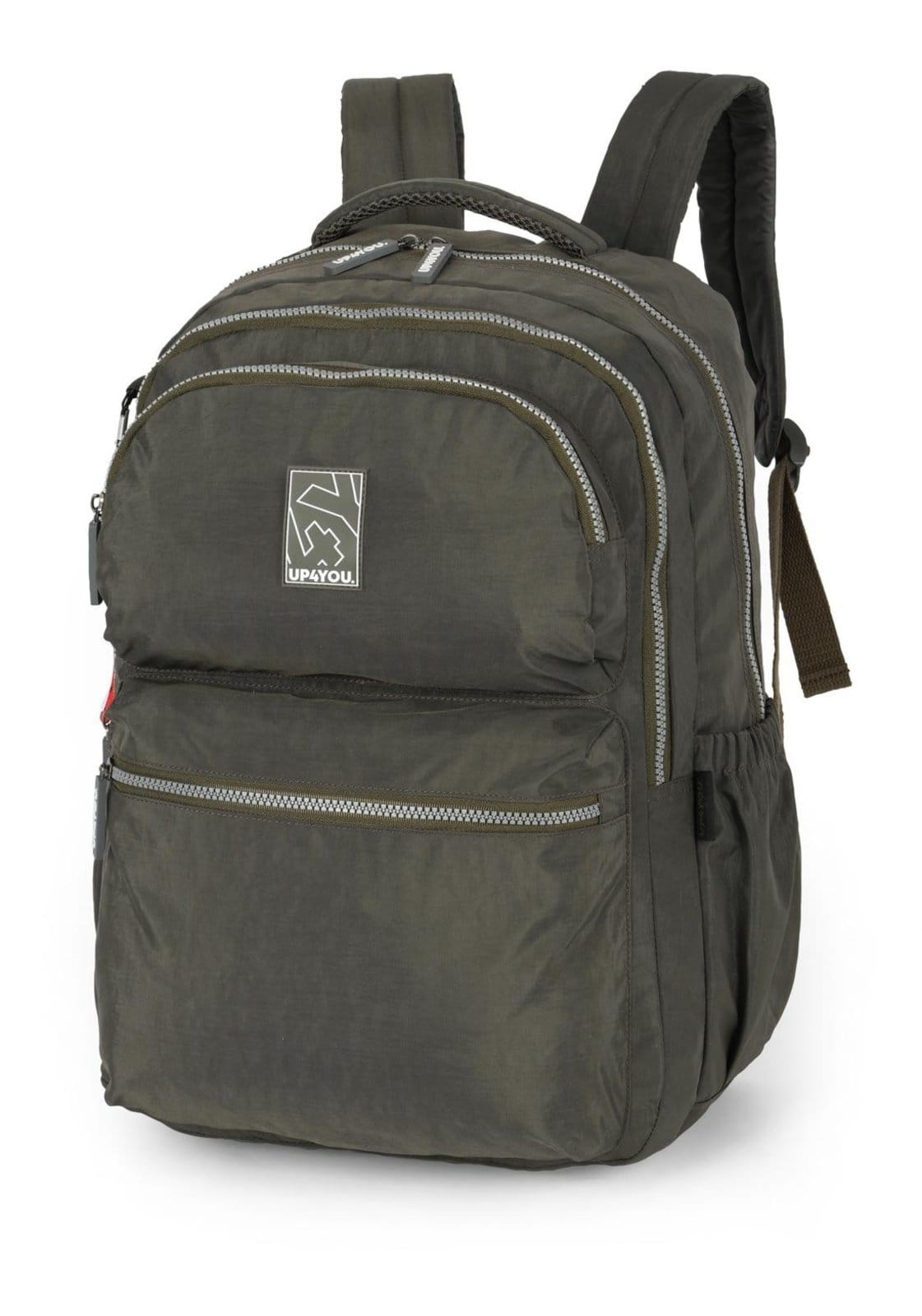 Vista 2 Infantil - Mochila de Costas Grande Juvenil Crinkle 4Y Notebook Up4you Up4you verde