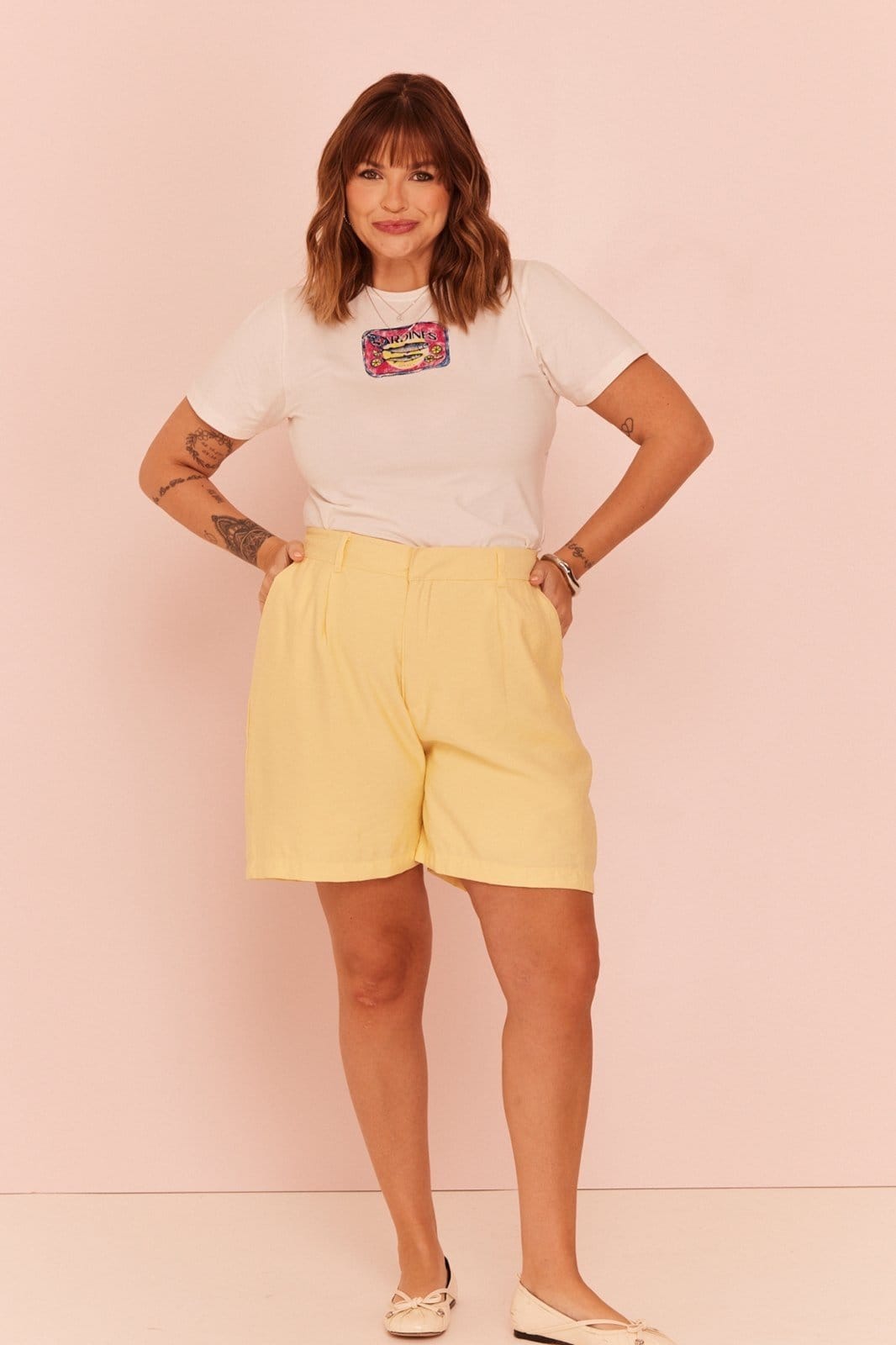 Shorts Alfaiataria In Love Julia