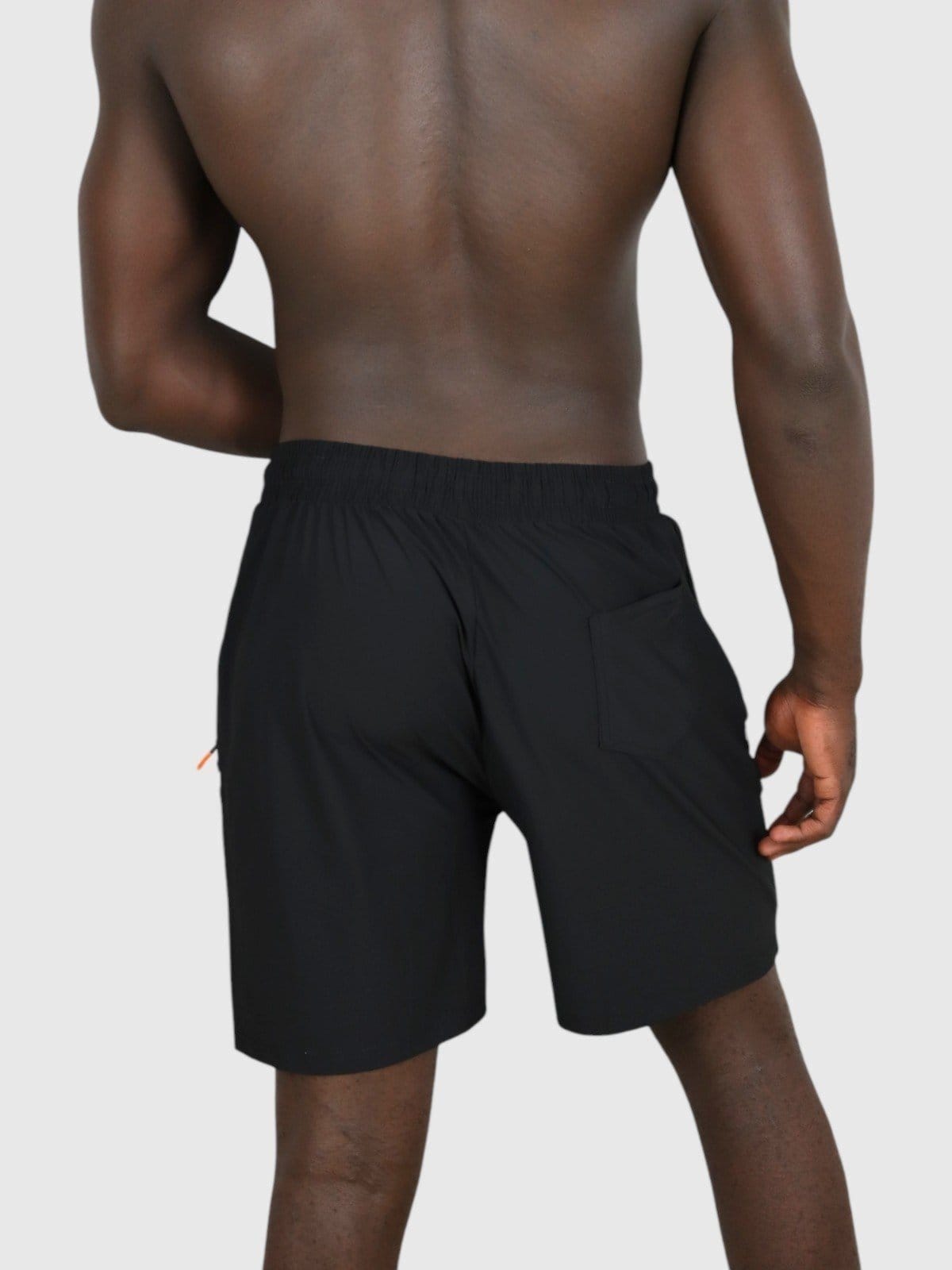 Vista 2 Bermuda Masculina D Bell Outlet Fashion Tactel com Zíper D BELL OUTLET FASHION preto