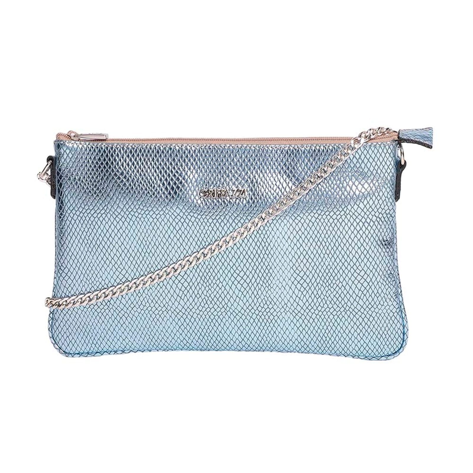 Bolsa Clutch Transversal em Couro Griffazzi Sky - 2
