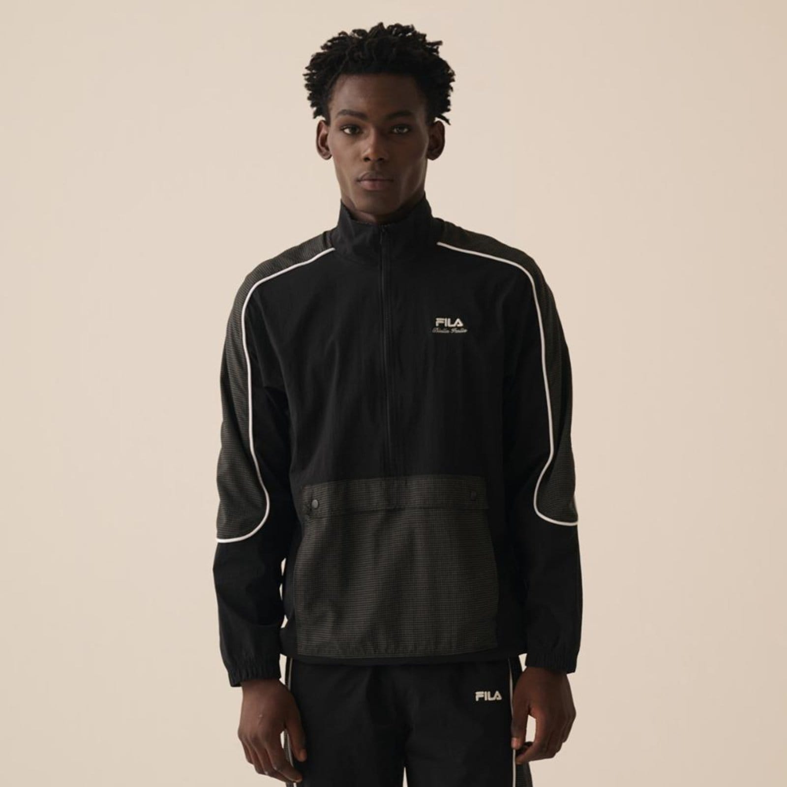 Vista principal Jaqueta Fila Anorak Biella Italia Masculina Fila incolor