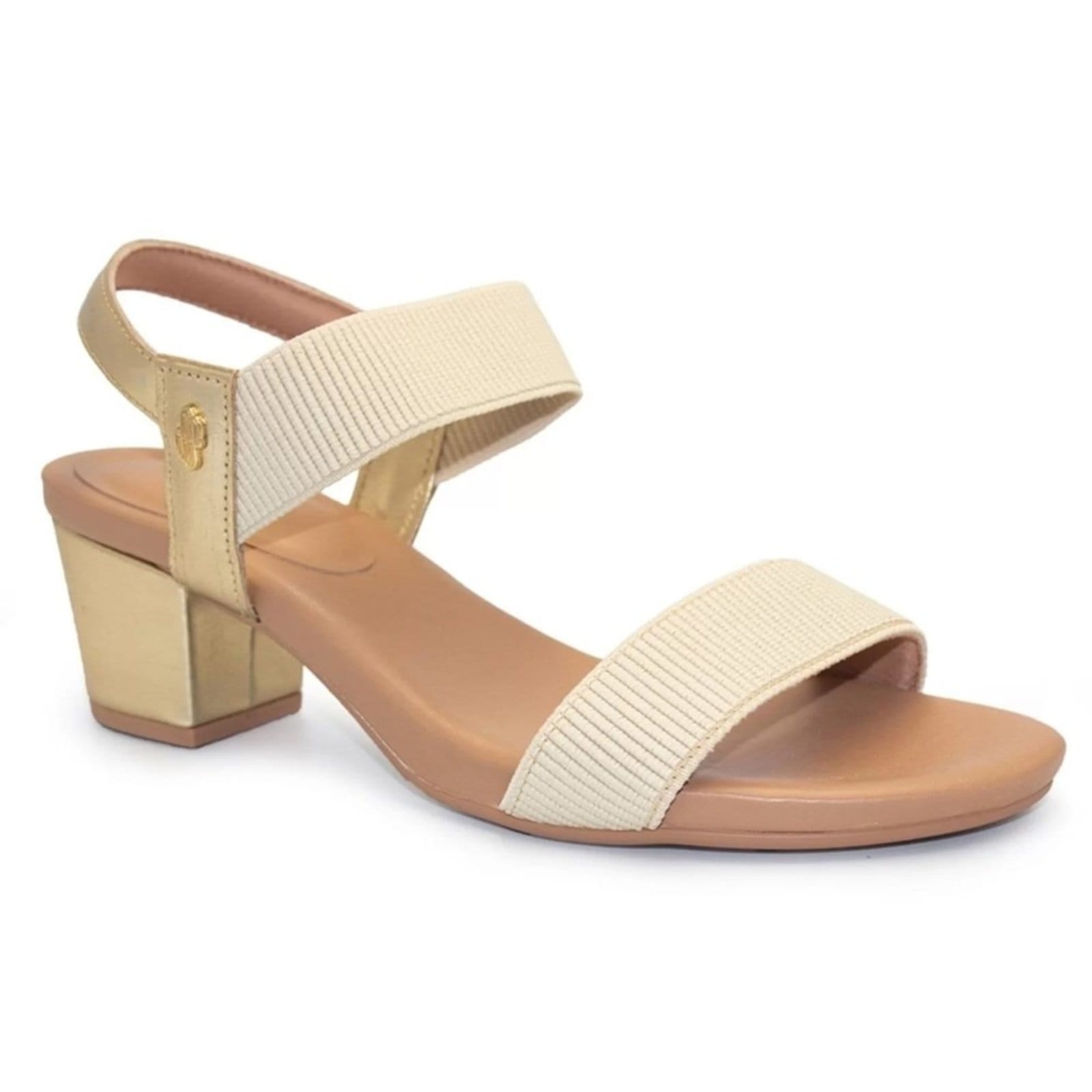 Sandália Usaflex Salto Bloco Feminina