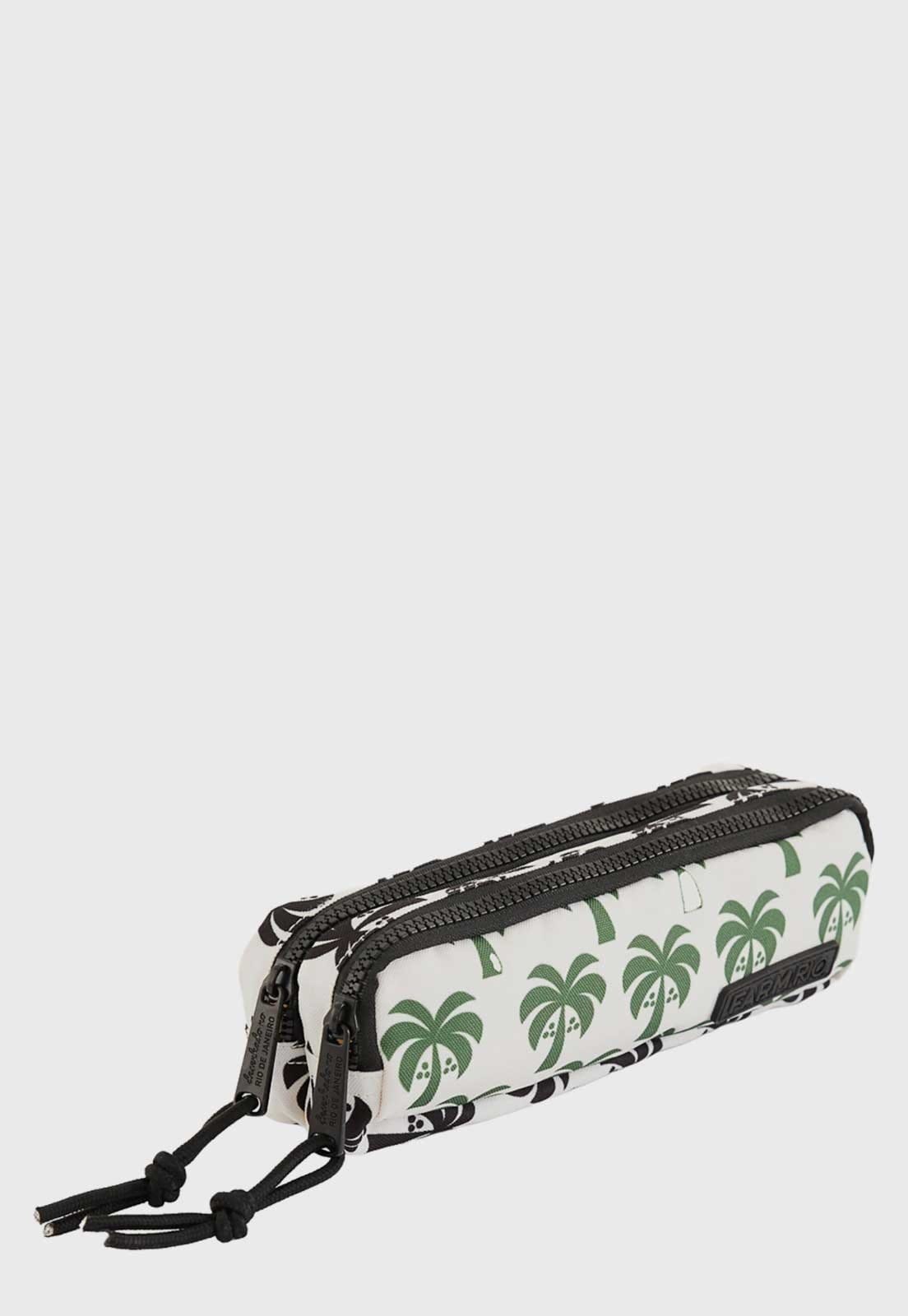 Vista 2 Necessaire FARM Astral Coqueiro G Branca FARM branco