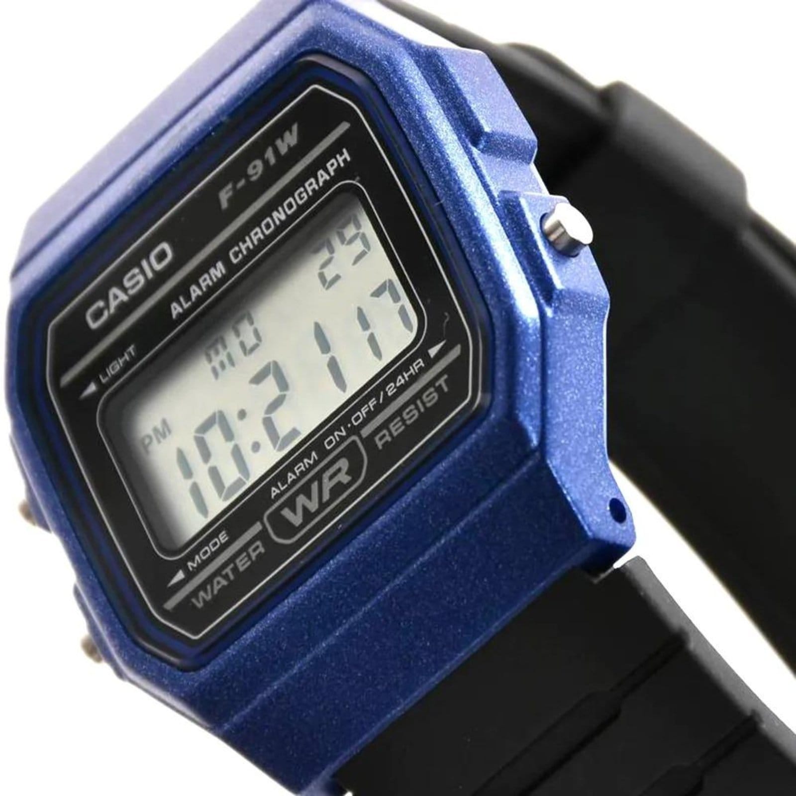 Vista 2 Relógio Casio Standard F-91WM-2ADF-SC Casio azul
