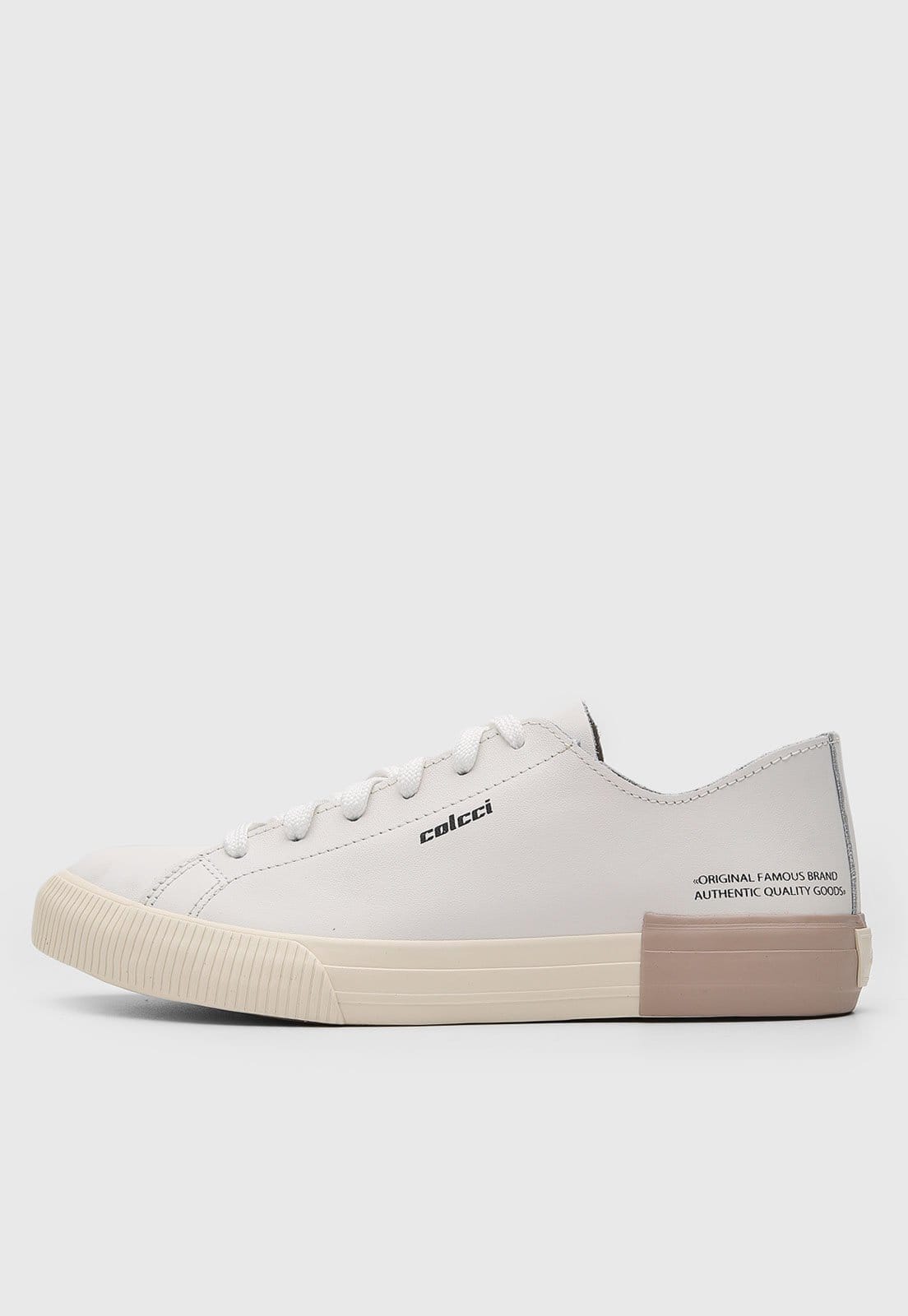 Vista principal Tênis Feminino Colcci Logo Off-White Colcci off-white white